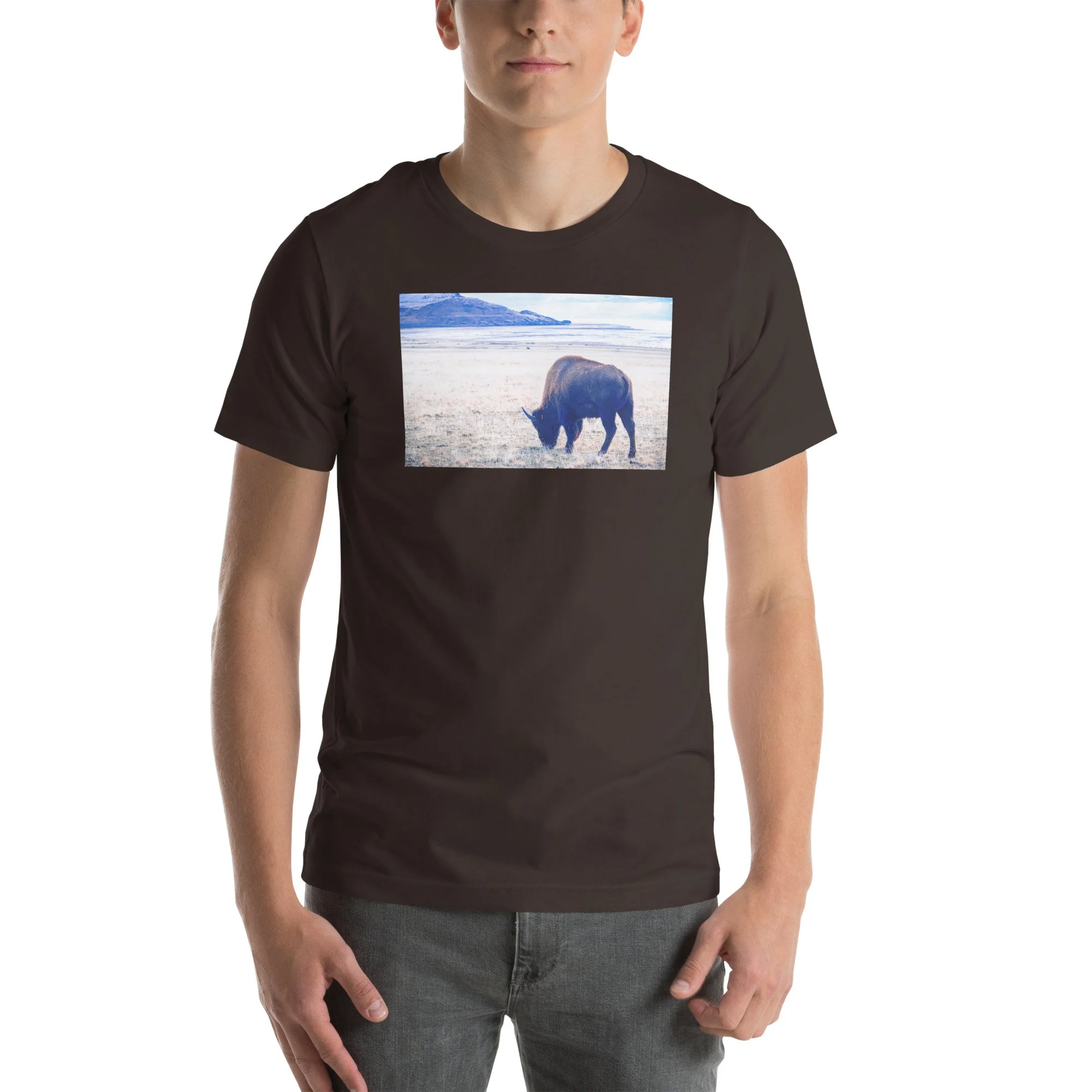 unisex-staple-t-shirt-brown-front-679adb29cb042.jpg