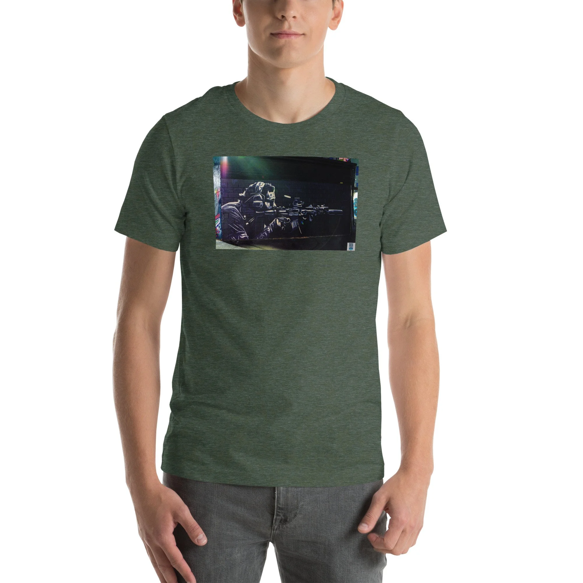 unisex-staple-t-shirt-heather-forest-front-679ae2c3d9e15.jpg