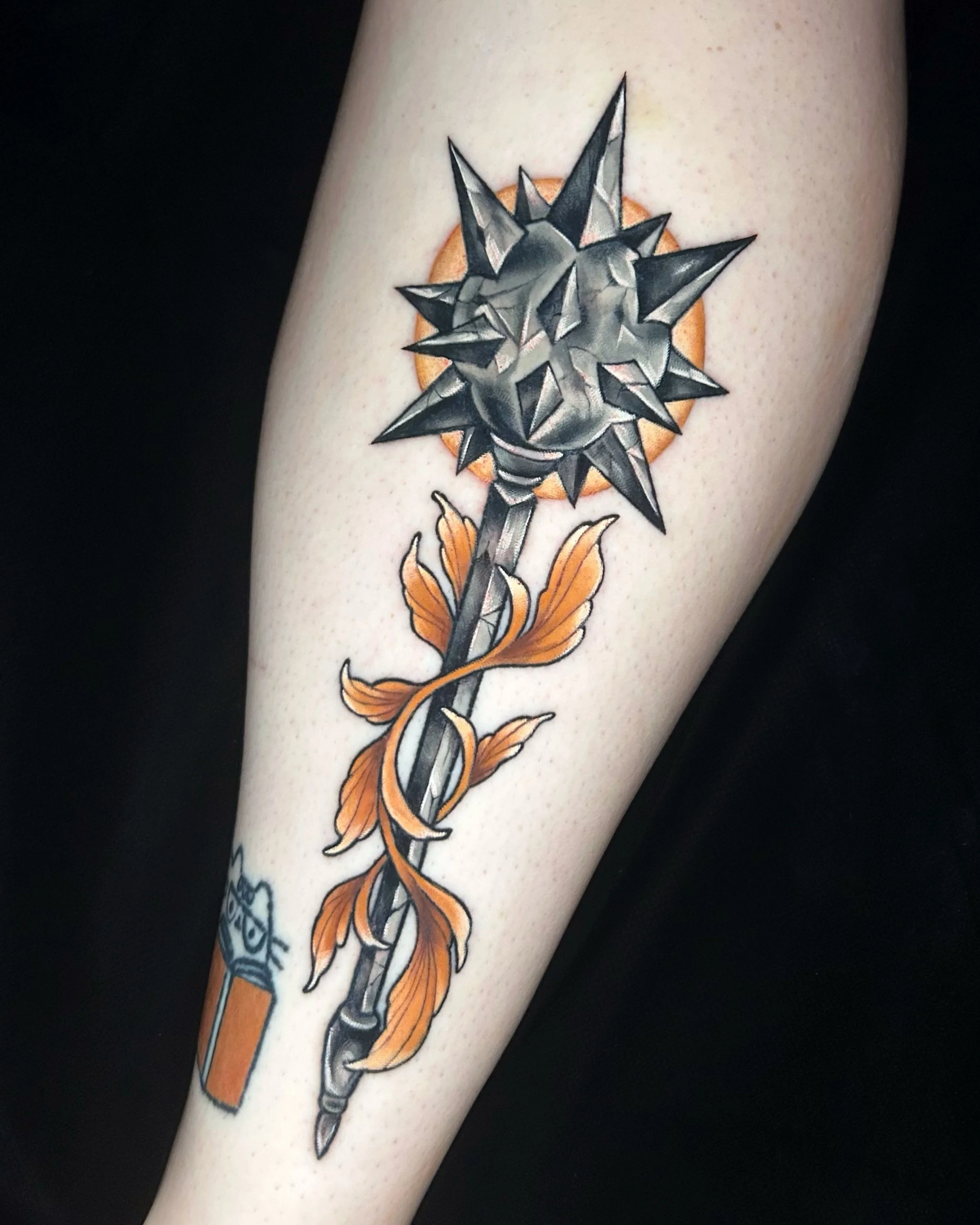 Caramel Morning Star ✨

New and fresh Caramel morning star and healed Damocles sword and from my Even in Arcadia inspired flash sheet! Thank you so much Ray ✨ I&rsquo;m so incredibly grateful to have been able to do these both for you and I appreciat