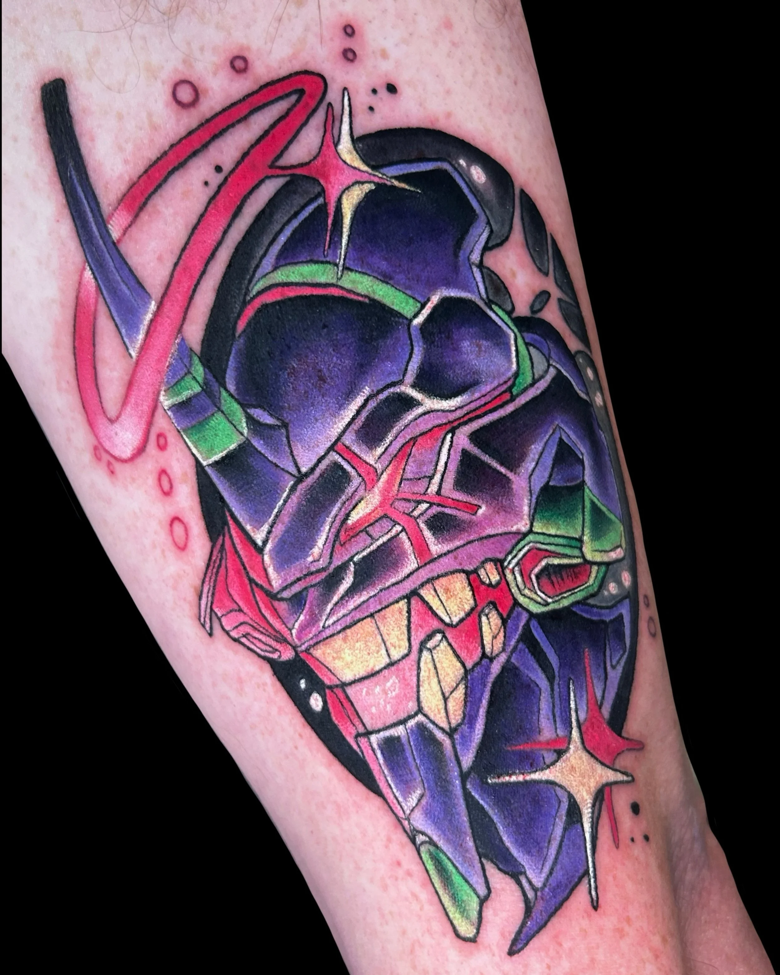 Eva-01 ✨

From Neon Genesis Evangelion! Thank you so much Aaron for sitting with me for this! It was so fun working on it with you ✨

#milwaukeetattooartist #evangeliontattoo #animetattoo #queertattooartist #wisconsintattooartist