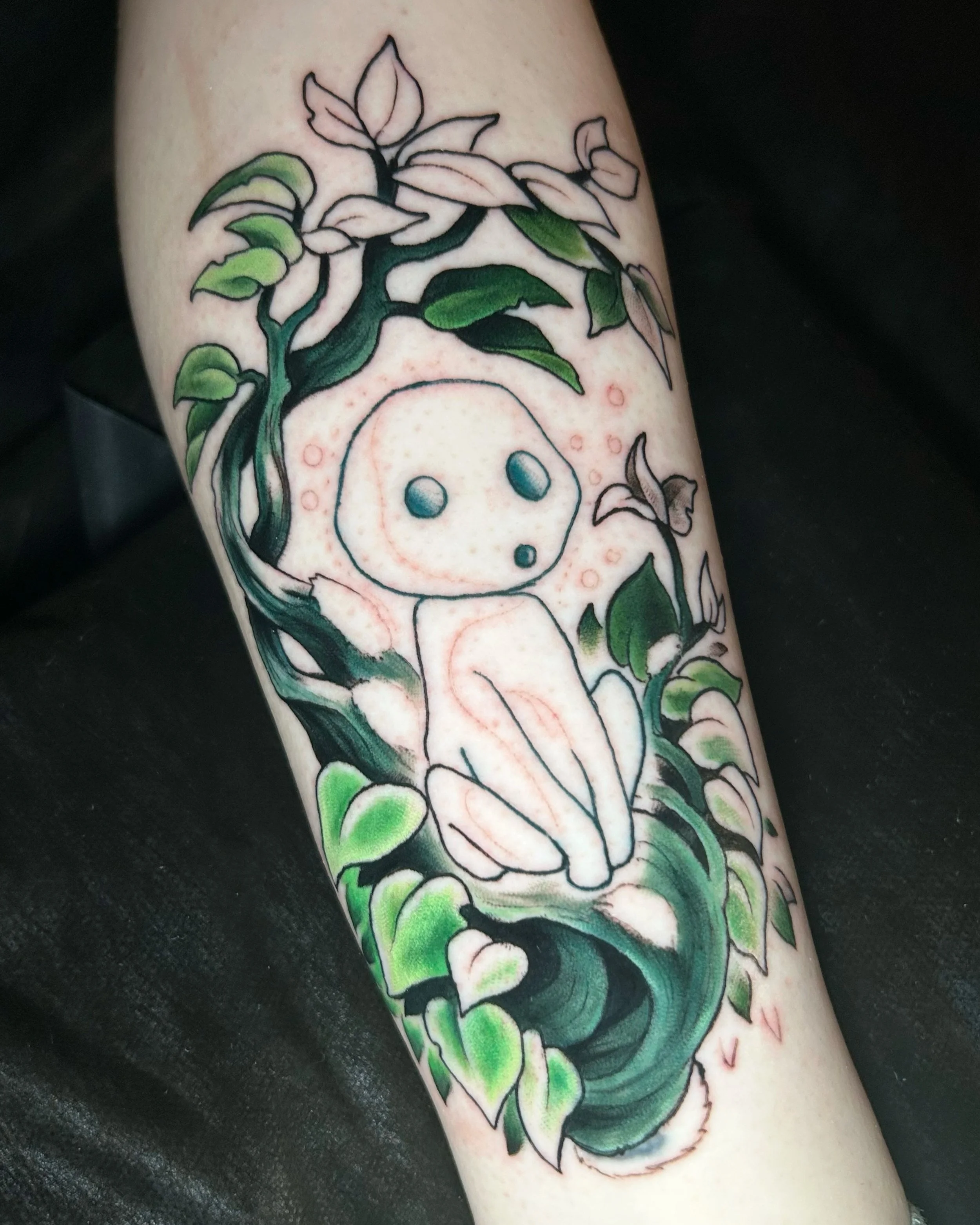Work In Progress 🌱✨

Kodama forest spirit from Princess Mononoke! Wee bit of cover up action with this guy. Can&rsquo;t wait to finish this up next session a bit later on! Would love to do more projects like this &hearts;️ 

#milwaukeetattooartist #