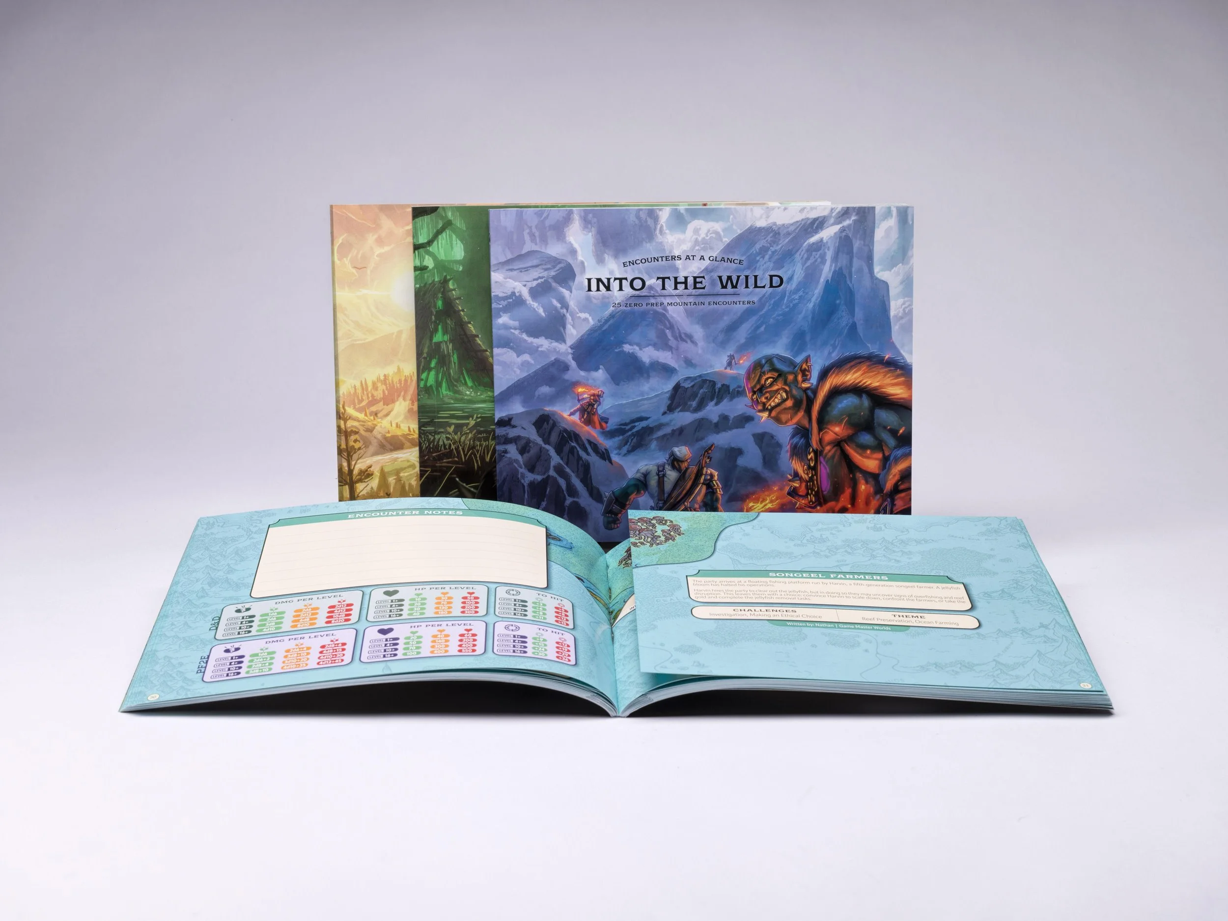 Inside spread of the Ocean edition