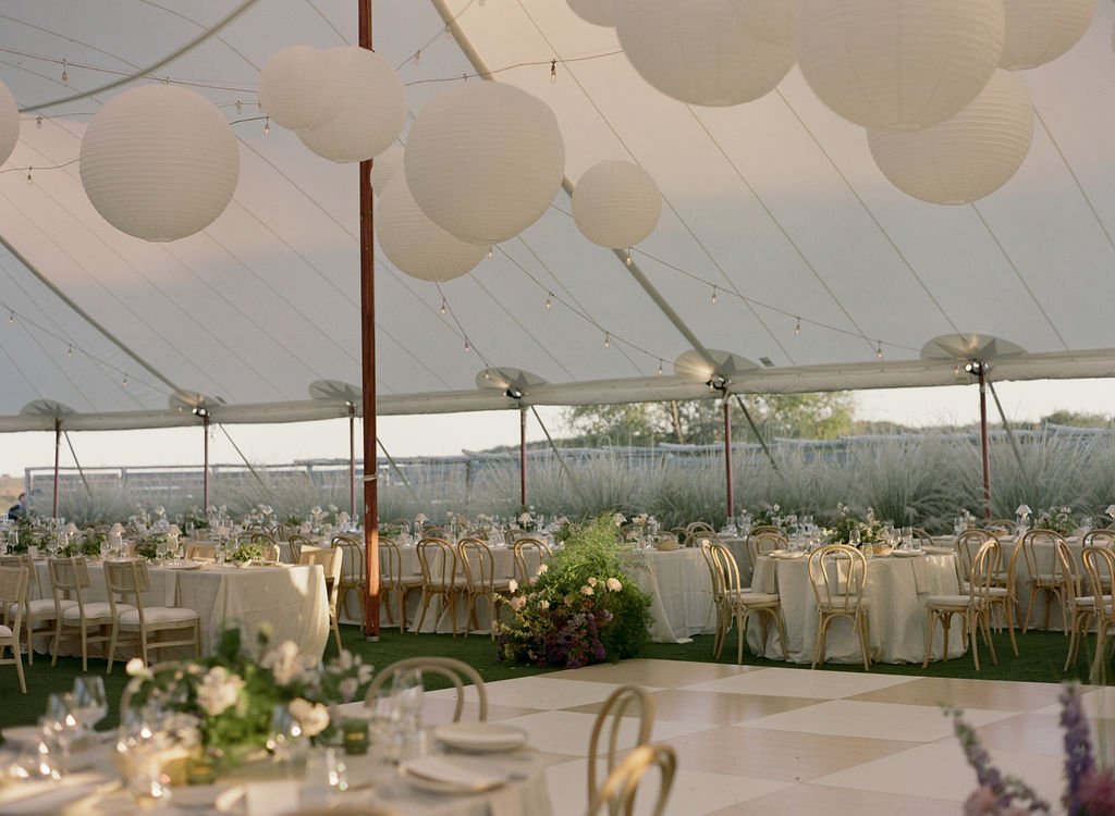 sailing cloth tent wedding