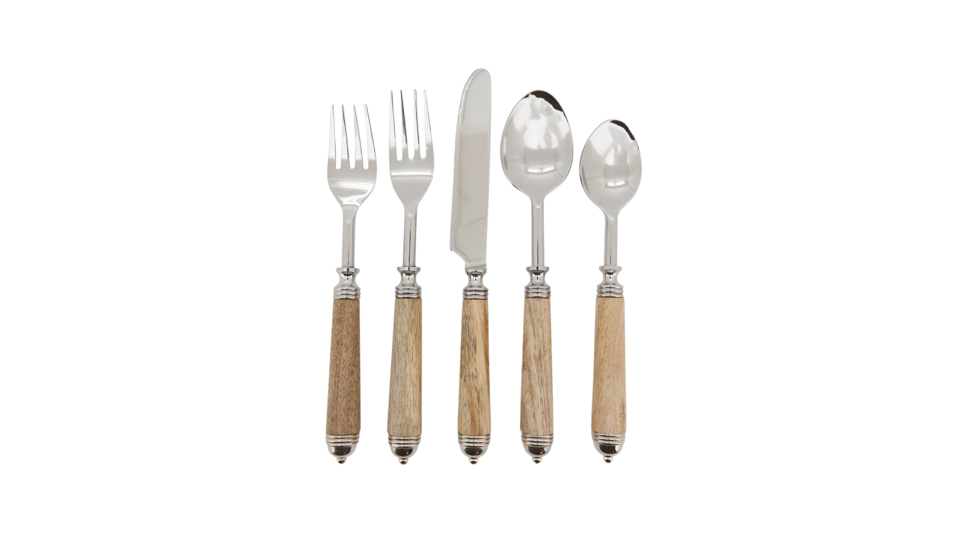 Wood Flatware for rent in austin