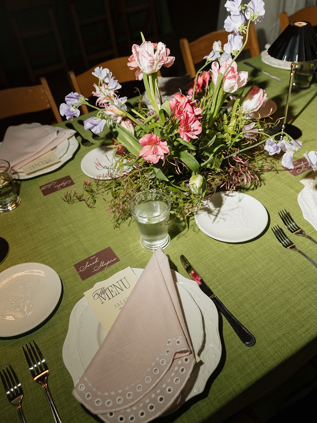 If whimsy were a tablescape, it would look something like this!🌷

Design &amp; Coordination: @planoniteventsanddesign
Venue: @contigoranchfredericksburg
Photography: @chandlerjphoto
Videography: emileeguidorzi
Florist: @willowandmoss_studio
DJ: @dar