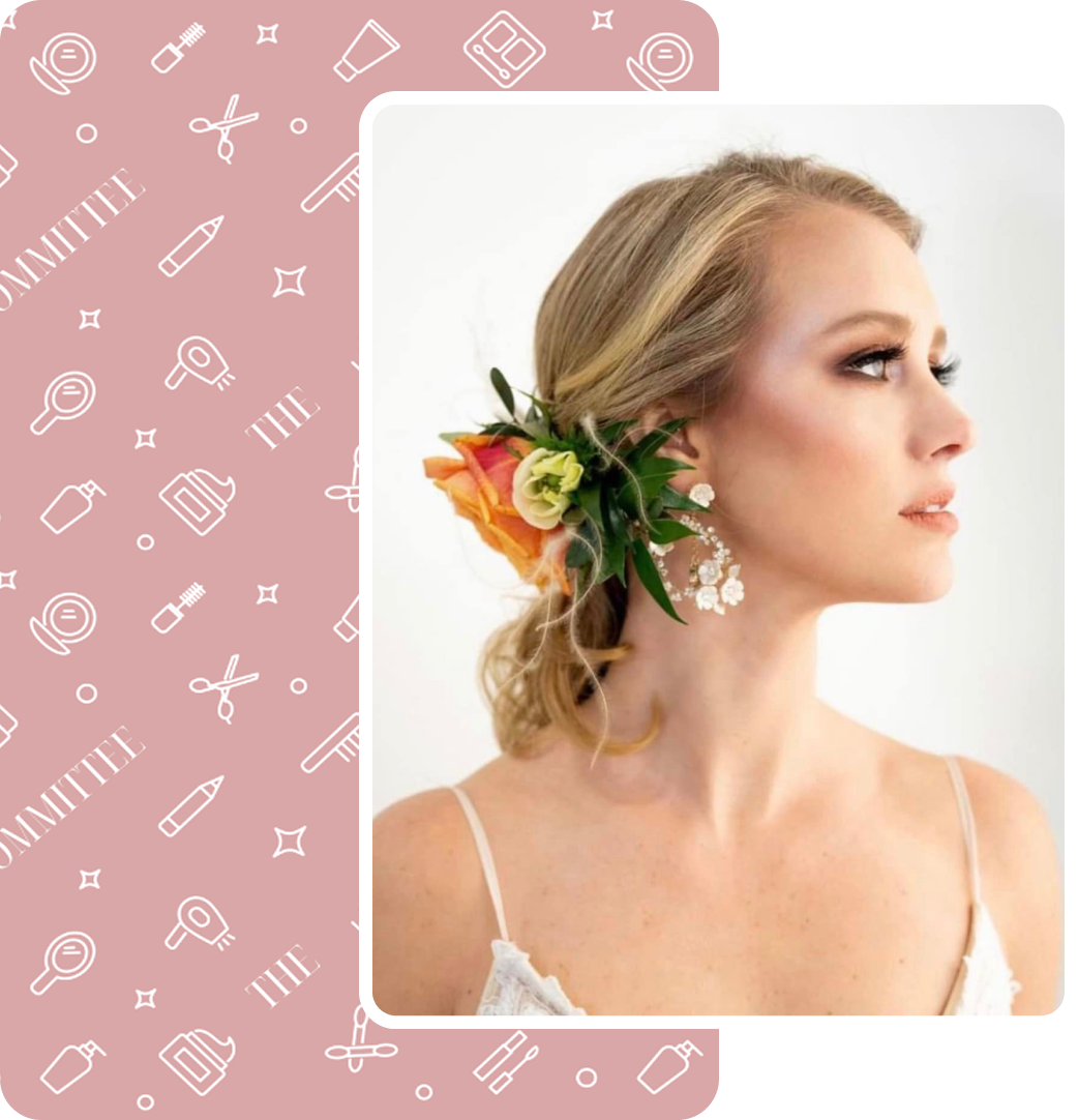 radiant bride makeup + finishing touches hair + Glenview IL