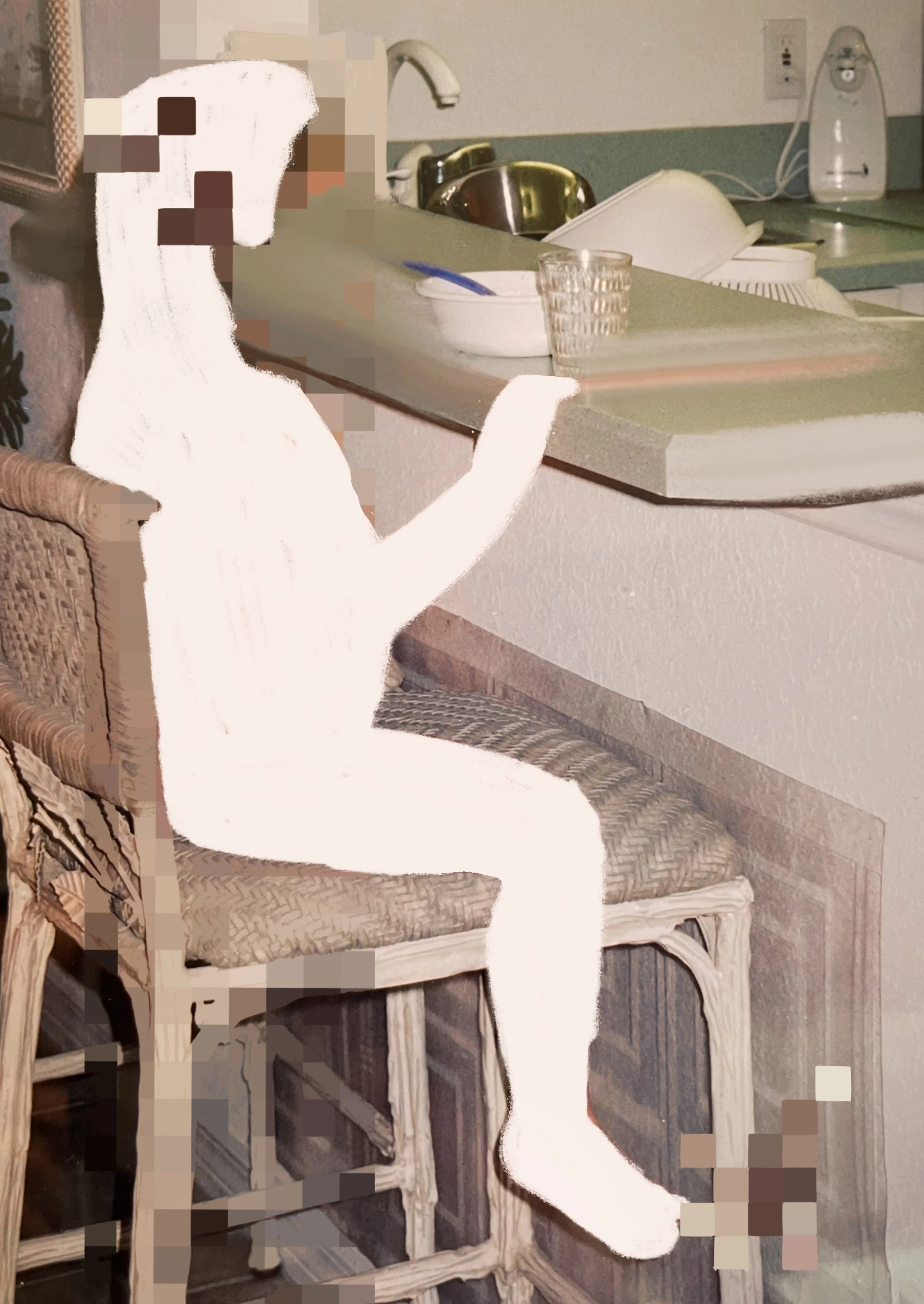 tap water - digital photo collage