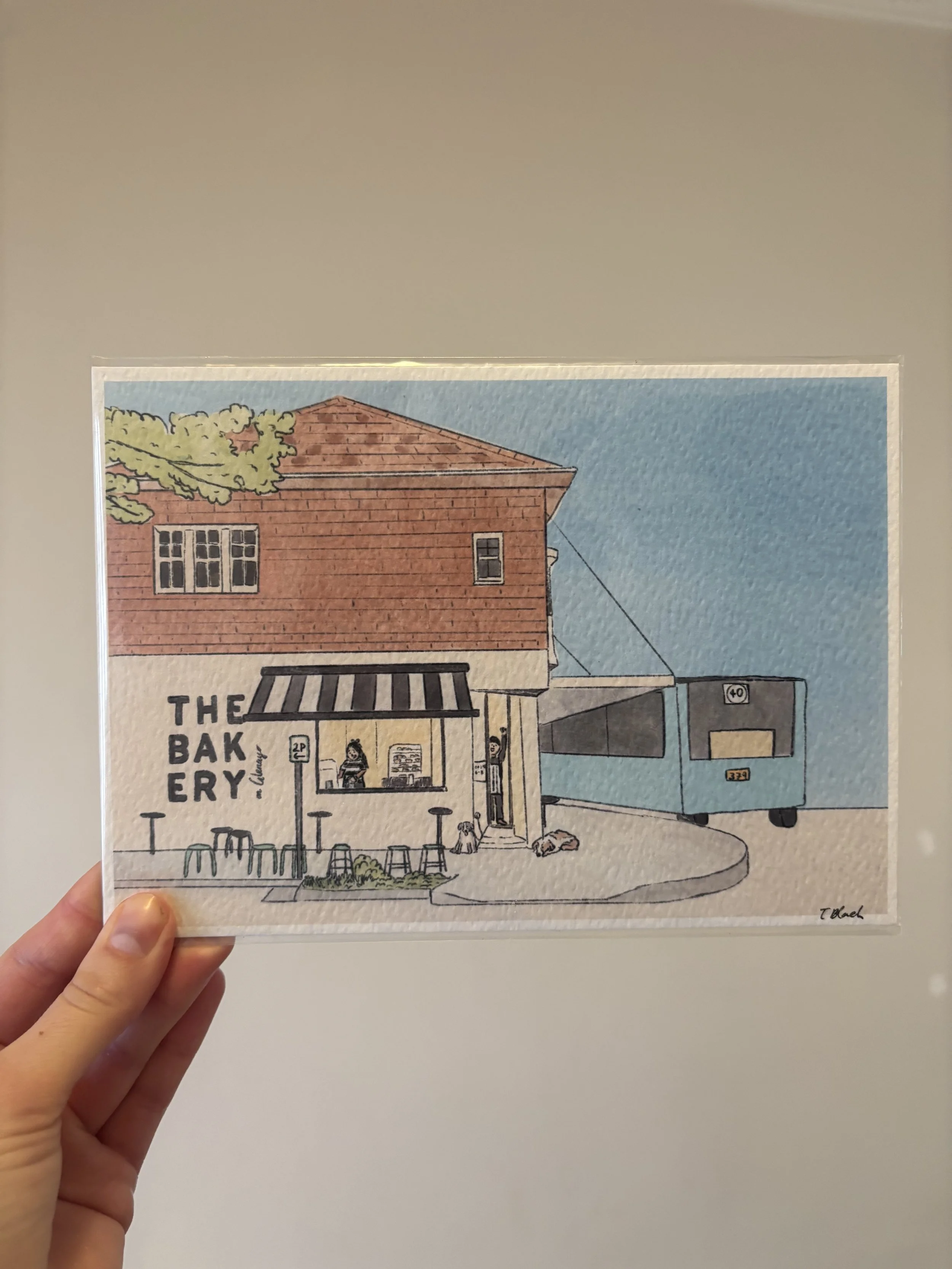 The Bakery print - $30