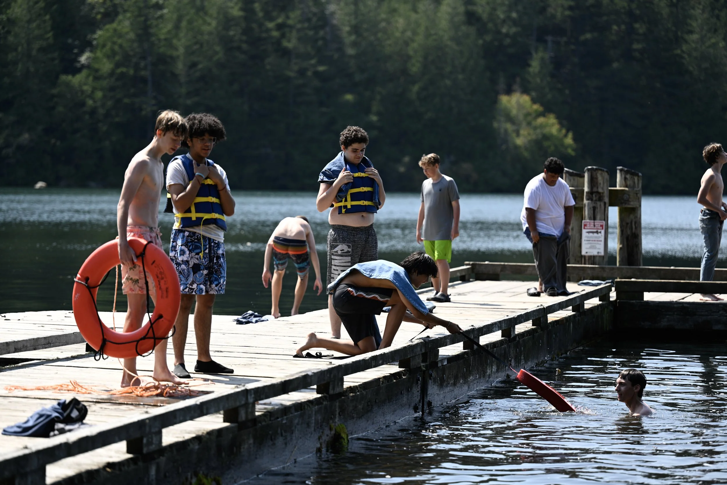 WSYCC | Campers participating in water safety class
