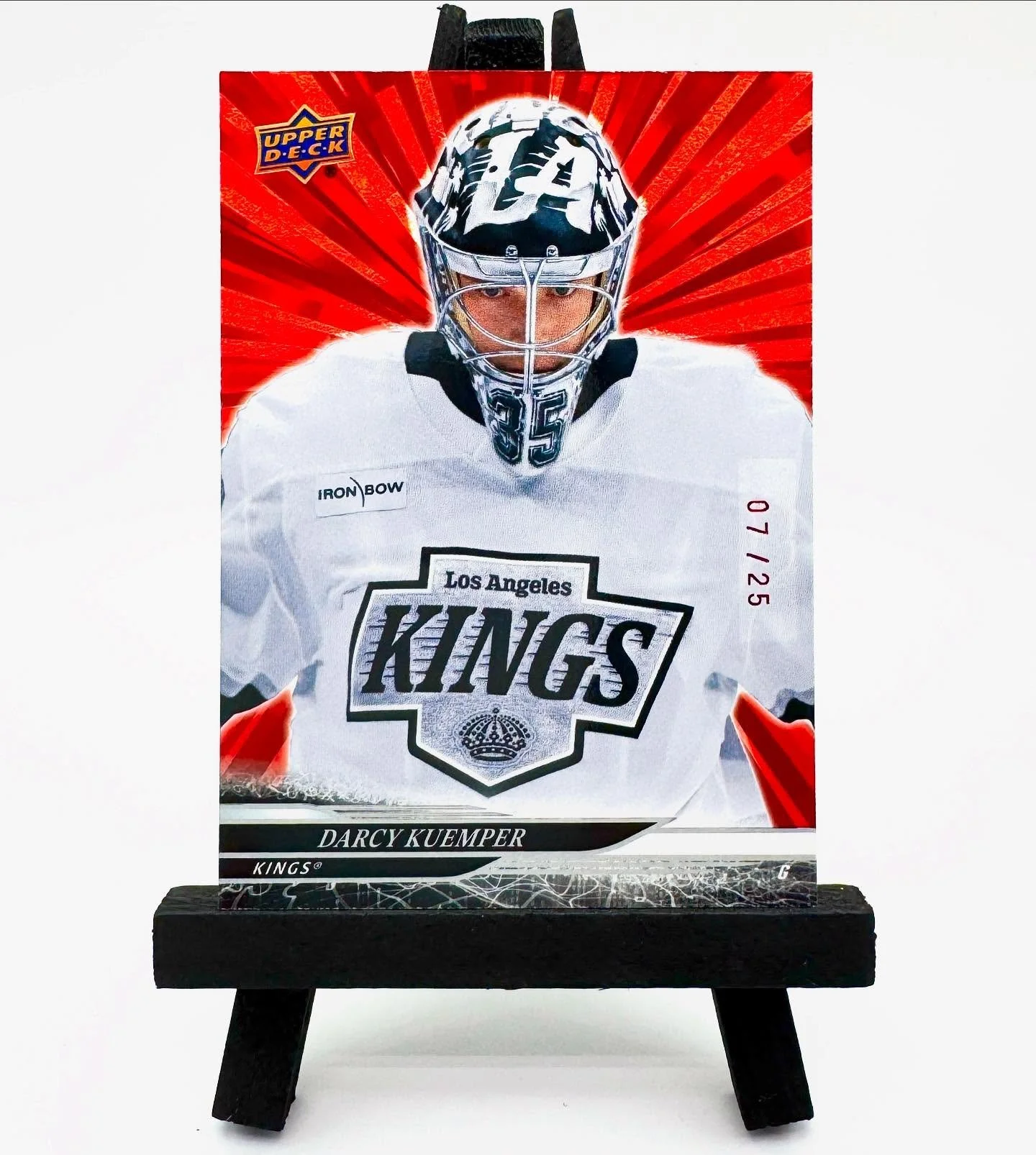 2024-25 Upper Deck Extended Darcy Kuemper Red Outburst /25 👑 🏙️ 

Now that Marc-Andre has retired, my blinders have opened to the point where I&rsquo;m finding new goalies to be fans of. Darcy is one that I particularly enjoy watching. He&rsquo;s v