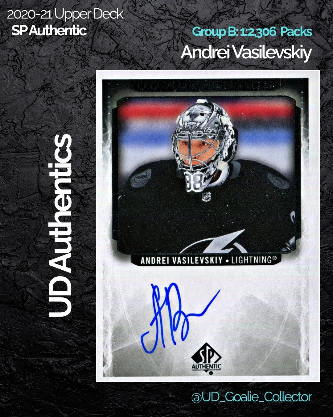 Here's my pick for the Vezina this season. I'm a little surprised how long it took me to come around to seeing Vasy as THE Elite goaltender in the league but I sure do enjoy watching his movement during a game. I'm excited to see him play in person n