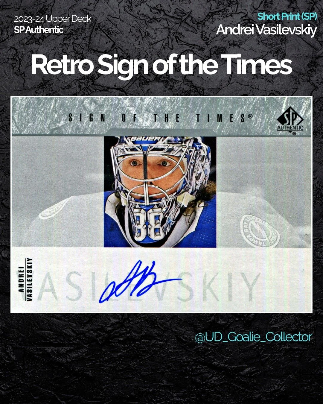 I was talking with my buddy Ben @bbcardcollector about how SP Authentic Continues to have the nicest on-card autographs out there still!

Do you agree?

I love that this affordable autograph was available recently. It's the same design as Flower's Si