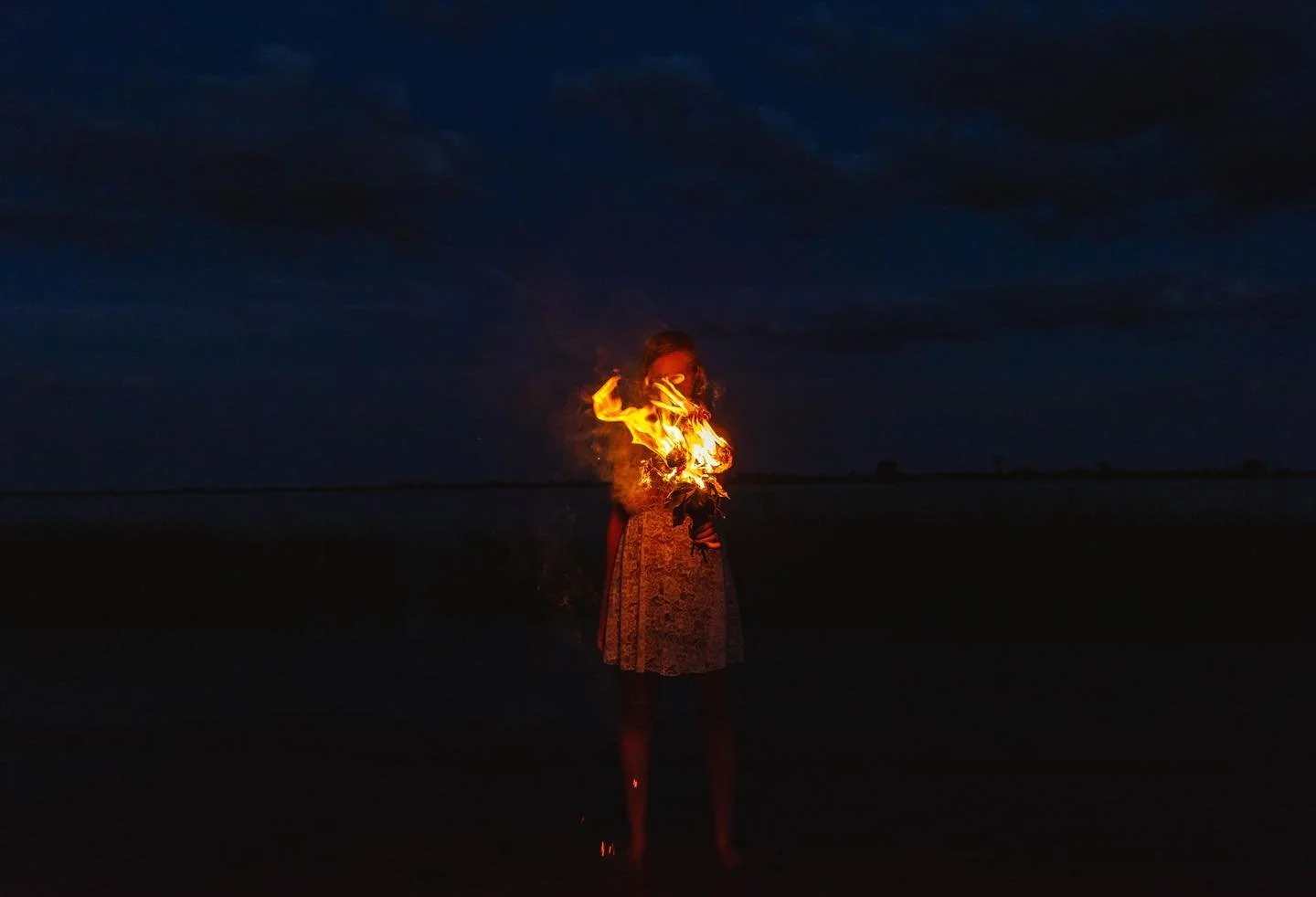 A year ago today was the first test shoot for the film @liann.grahm and I created &ldquo;Ad Noctem&rdquo;! How time flies! 

At the time I loved these photos so much. The way the hues of blue and red melded together reminded me of dreamy oil painting