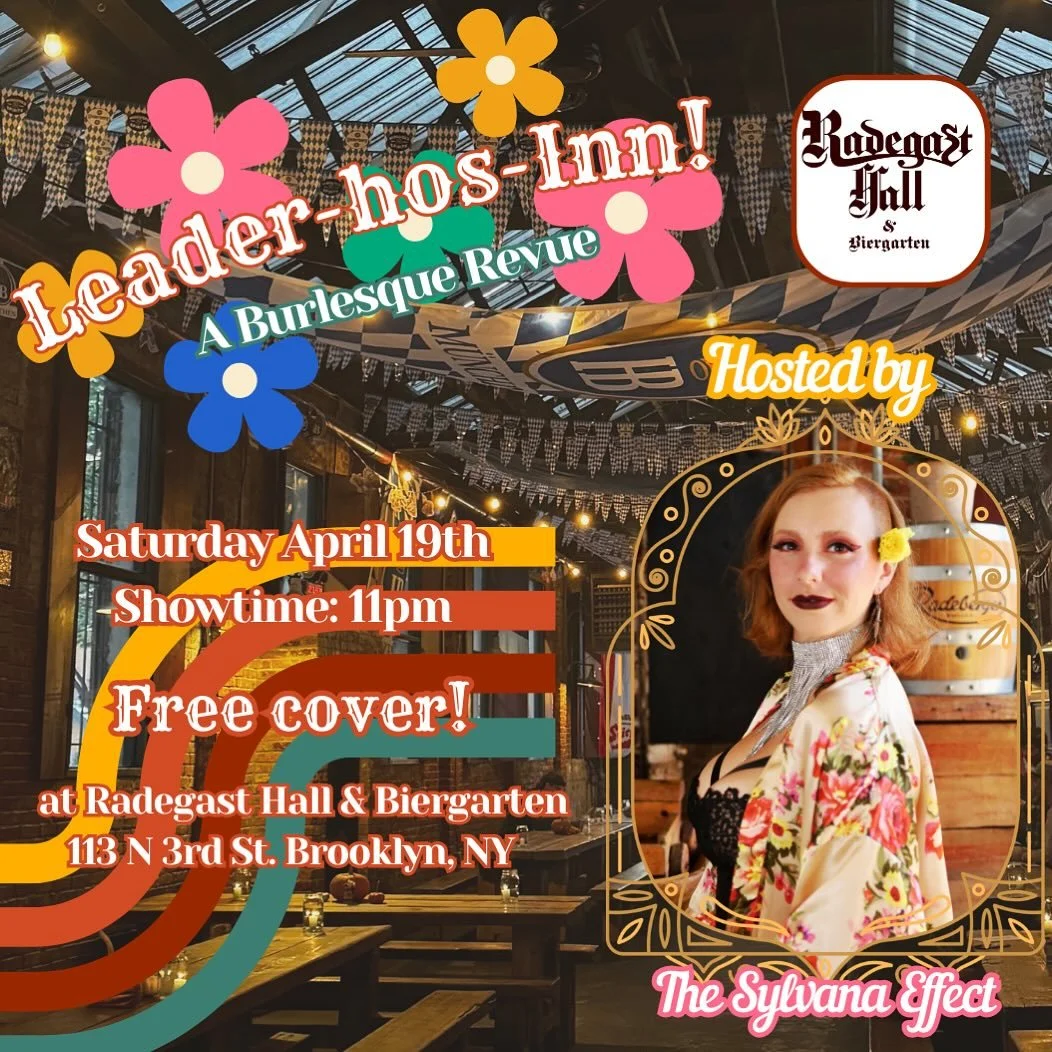 Happy springtime lovers!! 🌸💃 We&rsquo;re back with Leader-hos-Inn at Radegast next Saturday April 19th!! Which also happens to Bicycle Day&hellip; 😏🧚&zwj;♀️🦋

Join us for a celebration of everything sexy, spring-y and psychedelic 😎✨ Free to the