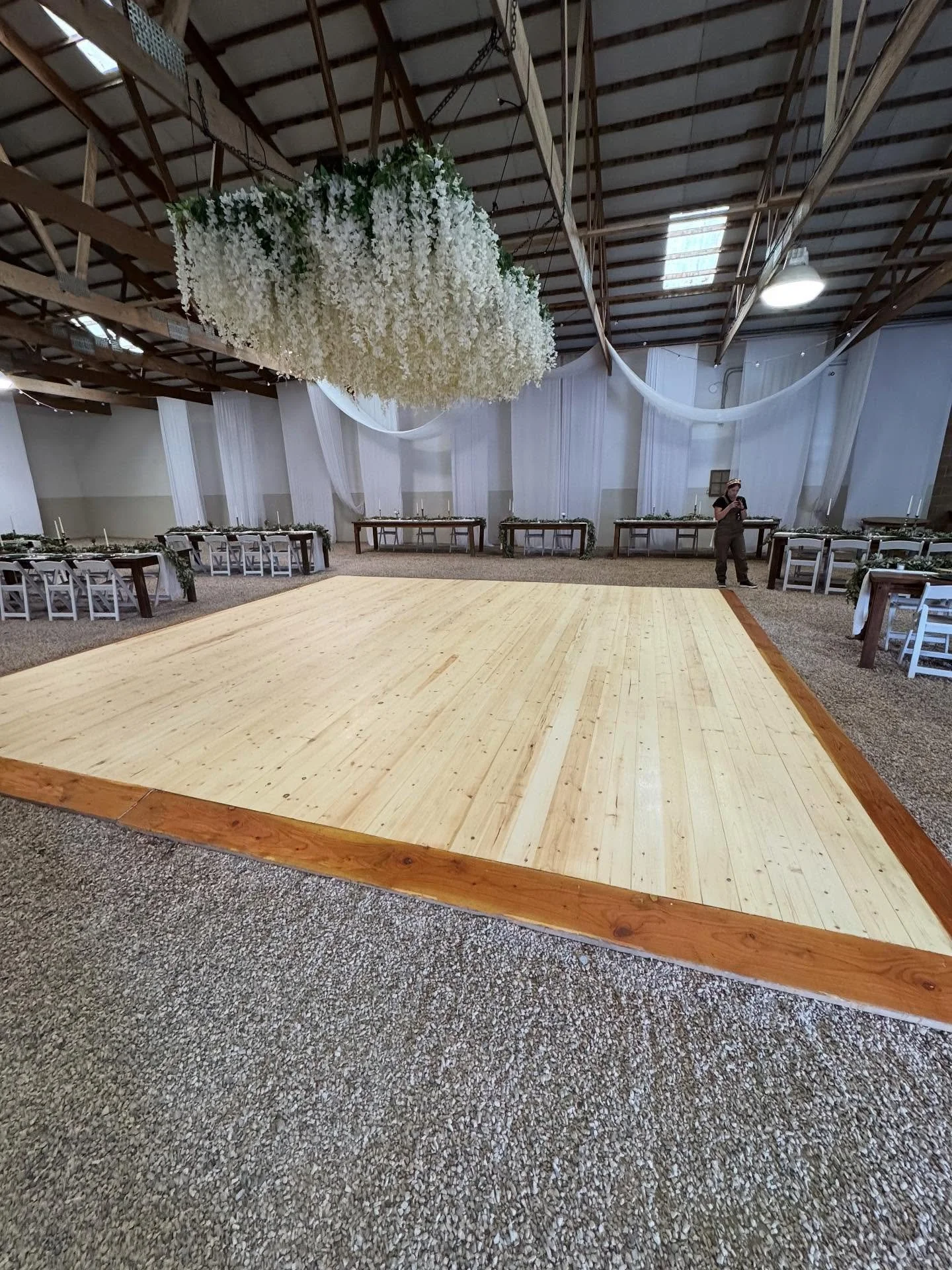 One of a kind project - center was sanded down and kept as light as possible , color correction around the perimeter to keep the natural patina in the worn down traffic spots . Finished off with @lobawakolnorthamerica invisible. Even racked the rocks