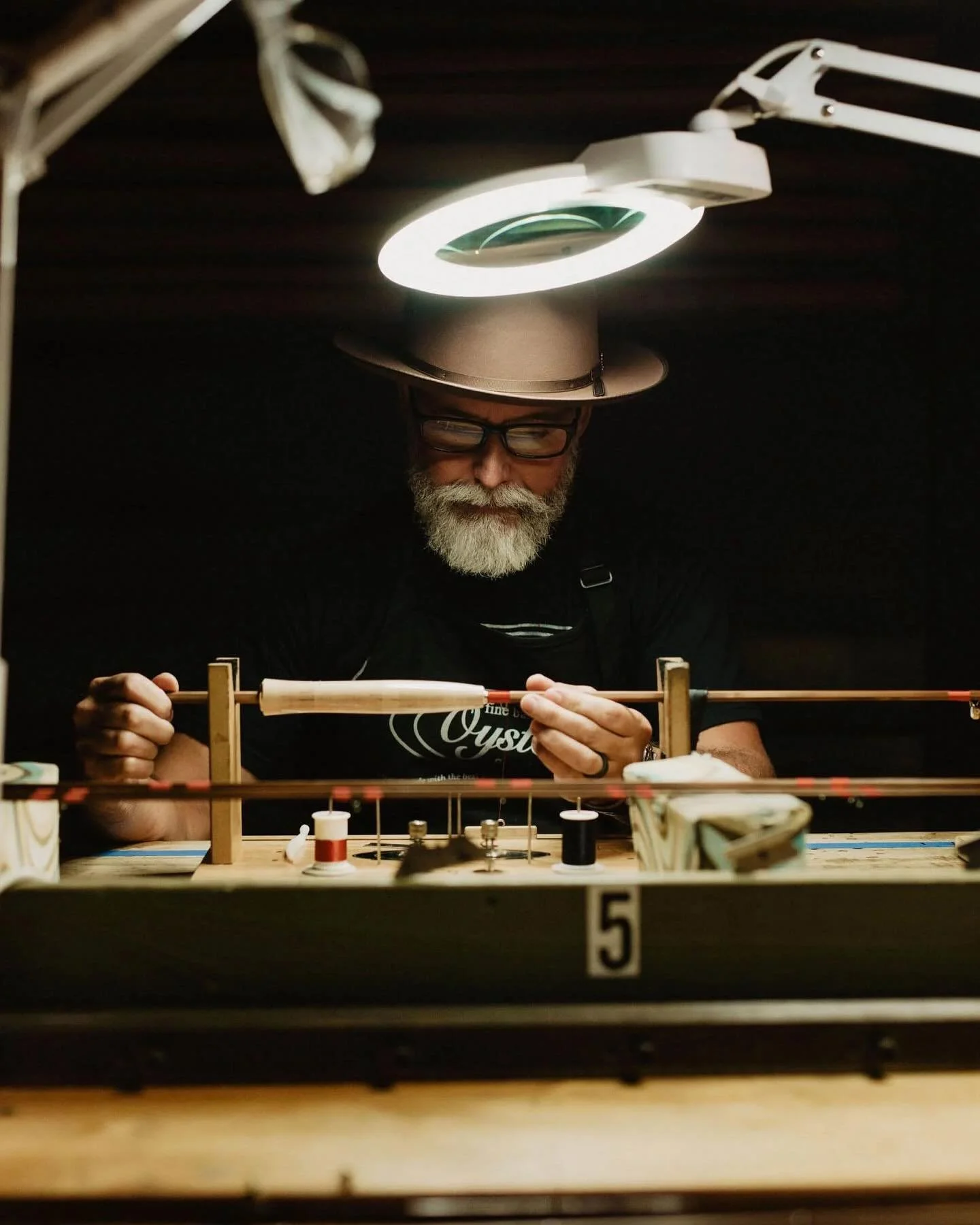Bill Oyster&rsquo;s love for bamboo fly rod making runs deep. As the only craftsman who hand-engraves every rod himself, his passion and dedication transform each piece into a work of art. From his Blue Ridge, GA workshop, Bill pours his heart into e
