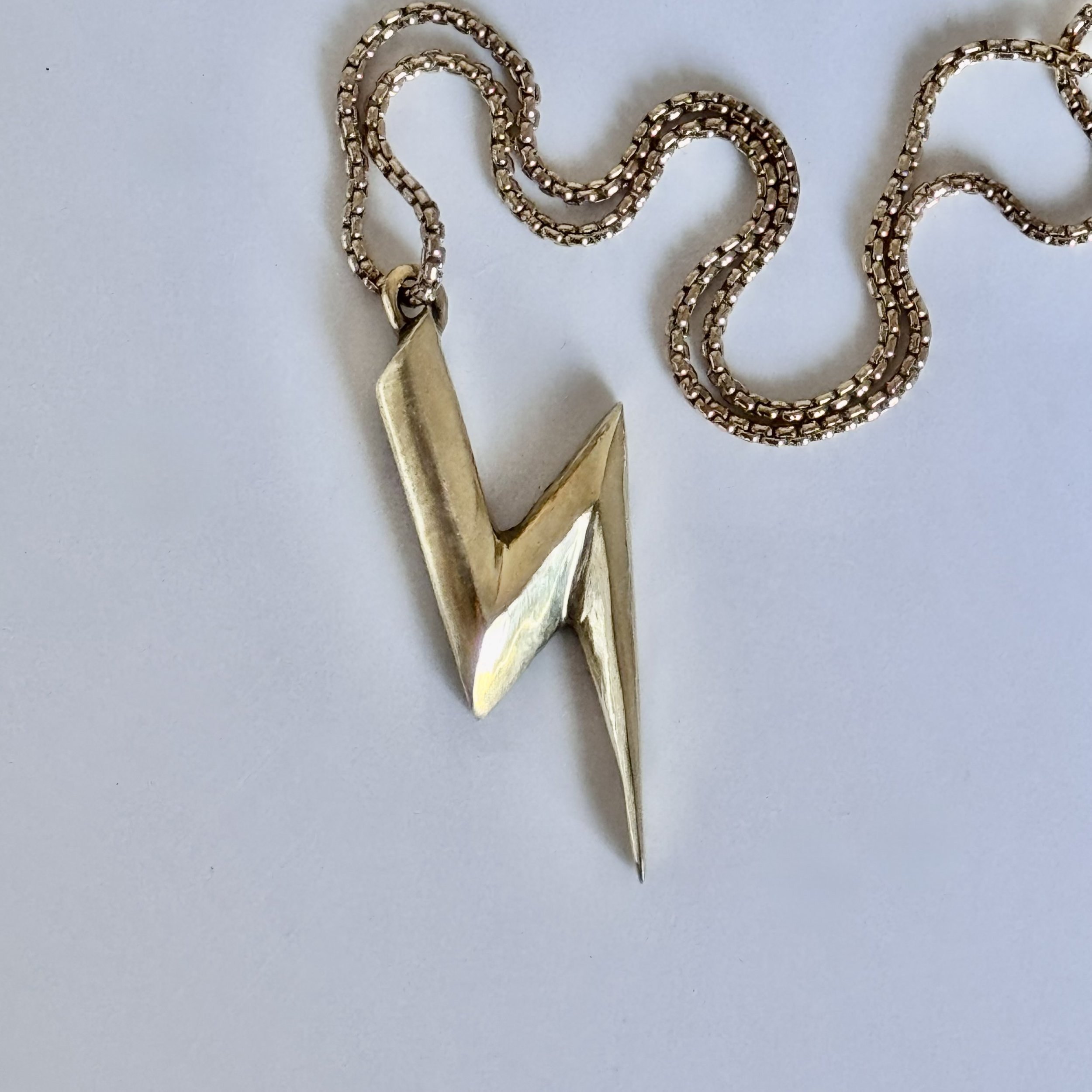 Large lightning bolt charm