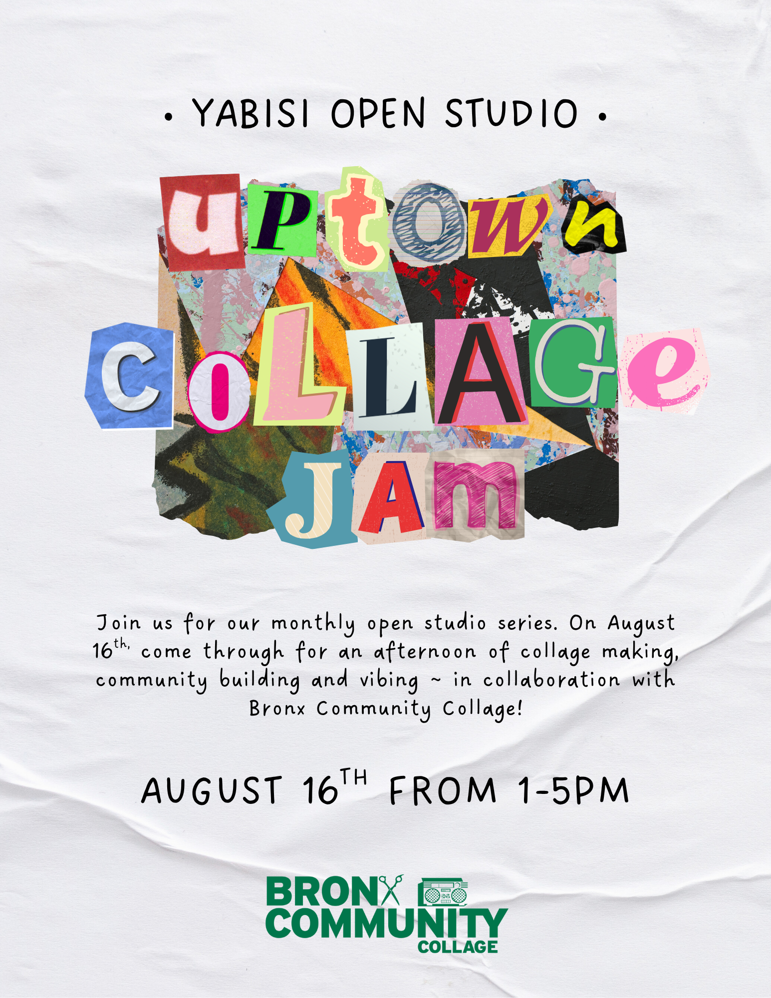 Open Studio with Bronx Community Collage