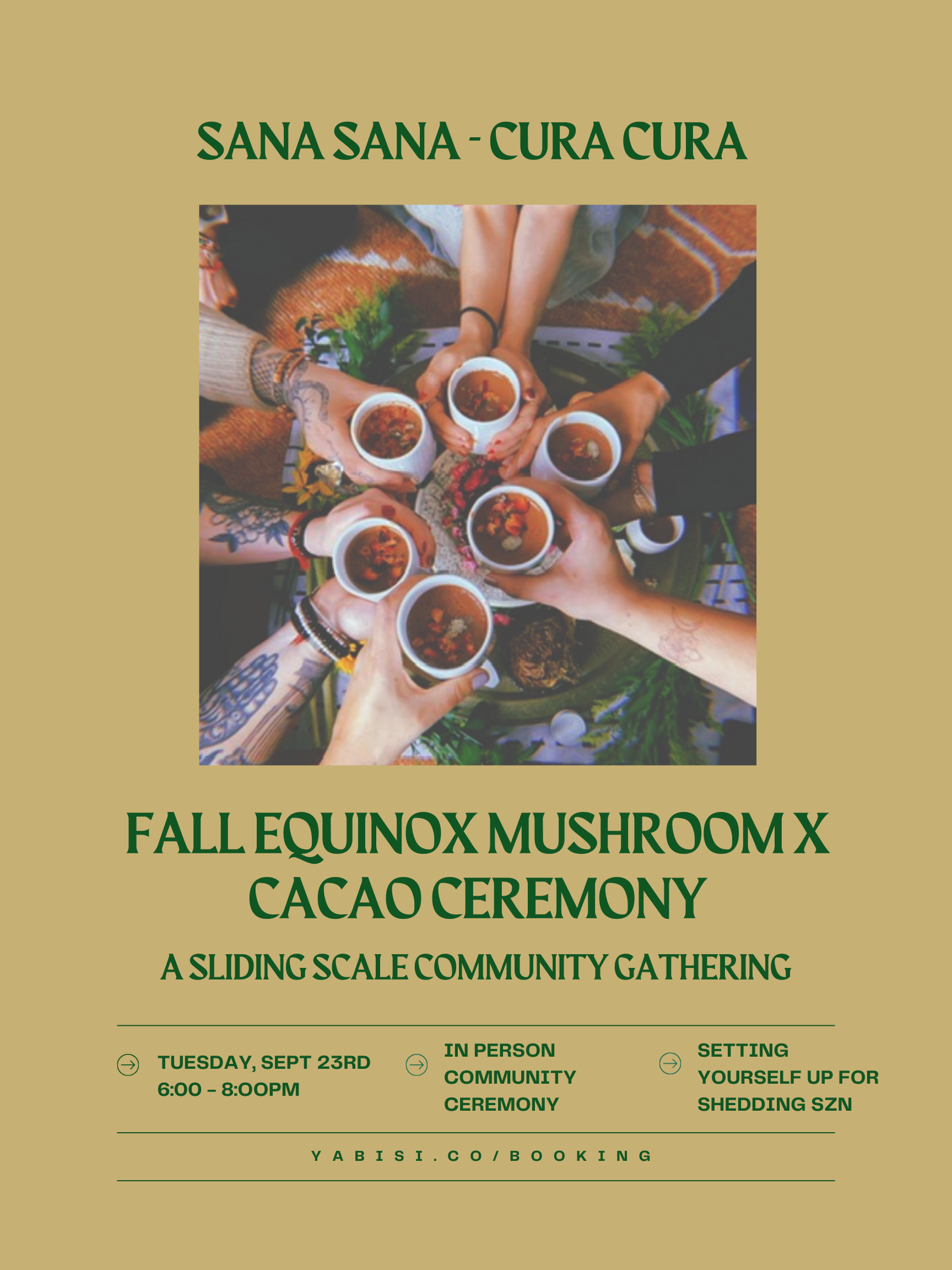 Fall Equinox Mushroom x Cacao Ceremony