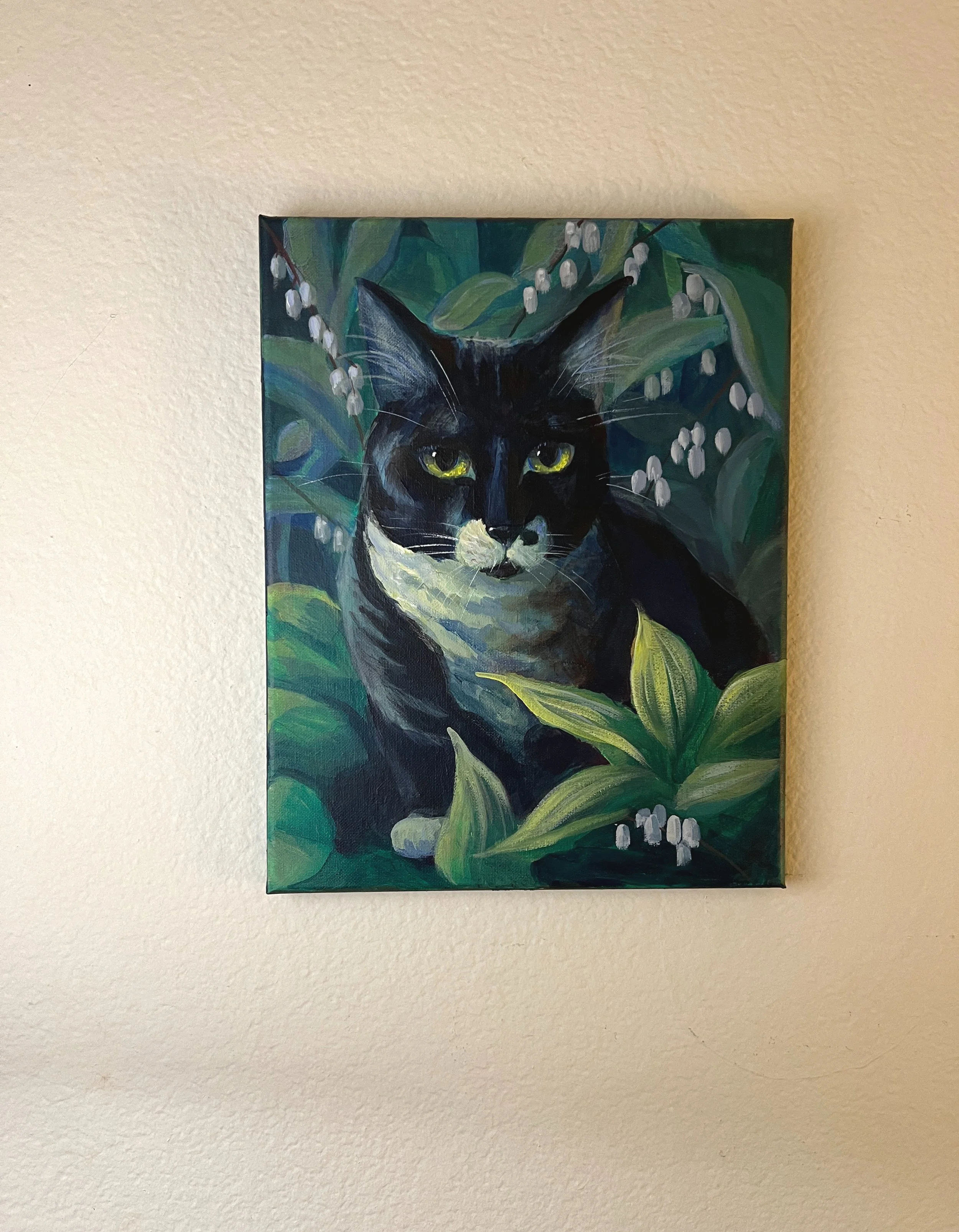 Custom Pet Portrait Painting - Acrylic on Canvas