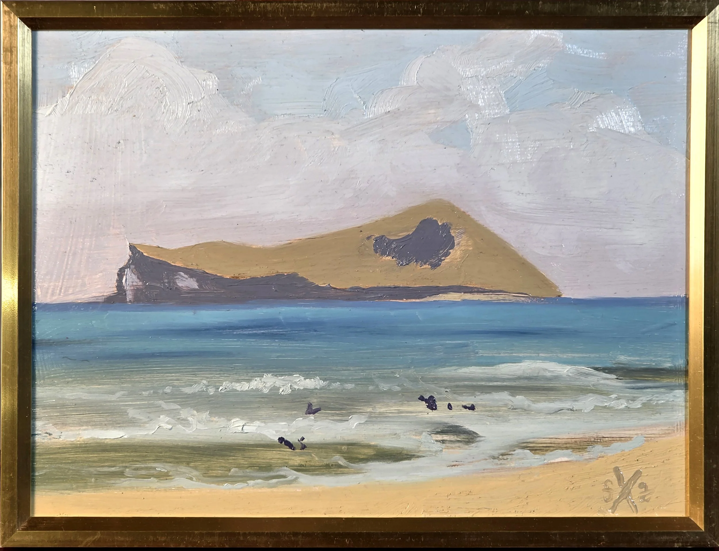 Swimmers at Sherwoods Beach