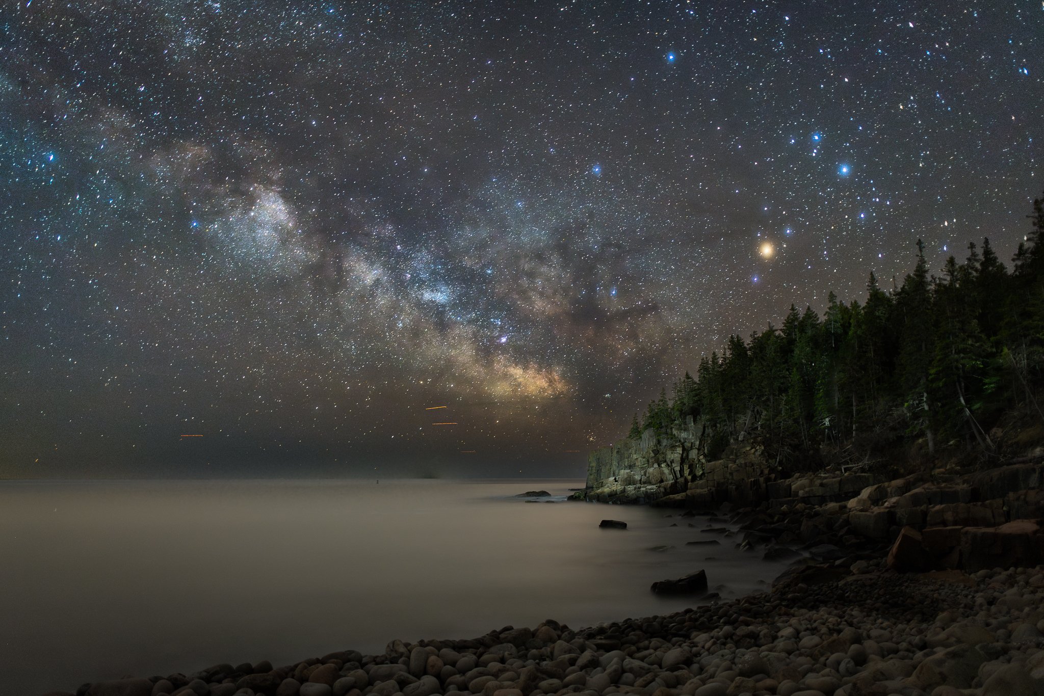 Milky Way over Boulder Beach
The other night I went out to Acadia National Park to photograph the Milky Way over Boulder Beach - this is my all time favorite location in Acadia.
I kinda feel like I've overprocessed this image, but I've looked at i