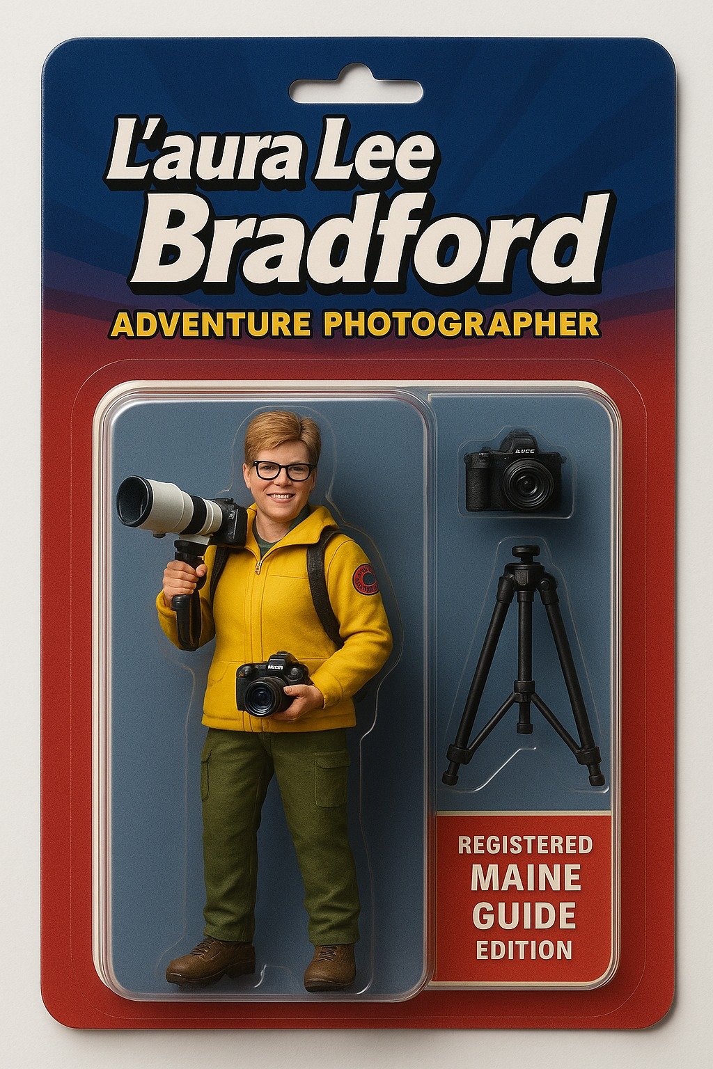 JUST IN TIME FOR CHRISTMAS!

L'aura Lee Bradford Adventure Photographer Action Figure

AHAHAHA!  JUST KIDDING! 

I got to playing with ChatGPT today 

Enjoy!