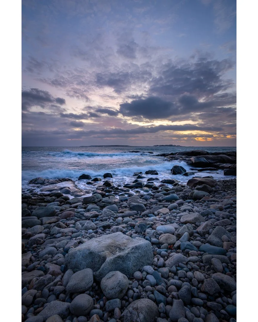 SCHOODIC WINTER SUNRISE

Much of the Schoodic Peninsula is part of Acadia National Park and also marks the beginning of Maine's gorgeous Bold Coast - my favorite stretch of Maine's short line!

During my Acadia Winter Landscapes workshop this area on