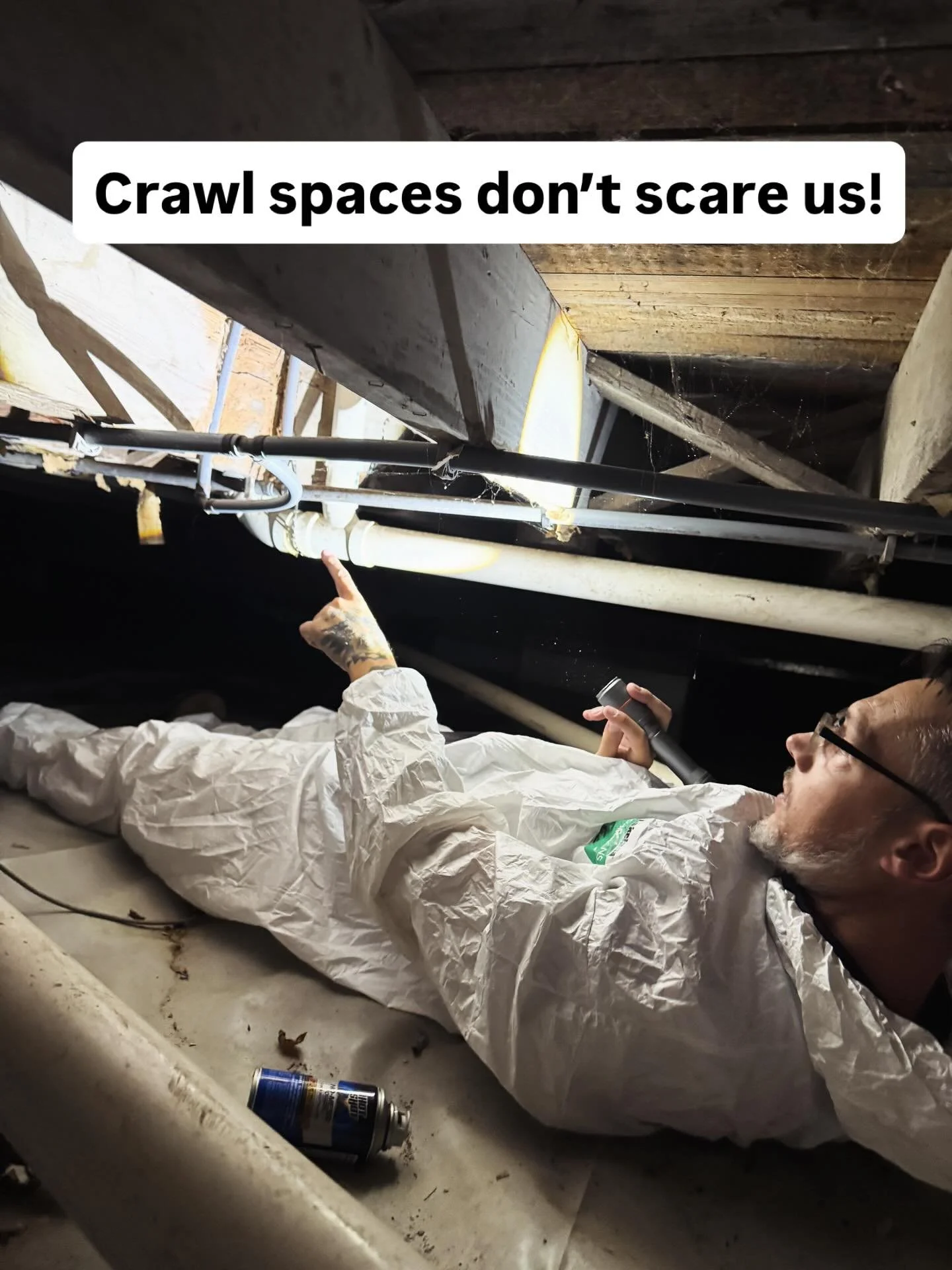 If it&rsquo;s dark, dirty, or cramped&mdash;we&rsquo;re on it.  Crawlspaces don&rsquo;t scare us! We SWEAT so you don&rsquo;t have to! Inspecting 7 days a week. Same day reports! 314-303-3900 or 463-314-3330 

#nosweat #wesweatsoyoudonthaveto 
#homei