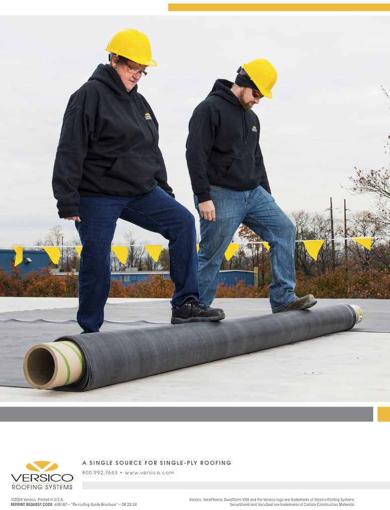 Advertisement for silicone roof coatings, showing a metal roof with multiple vents, featuring product information and project location in Dallas, TX.