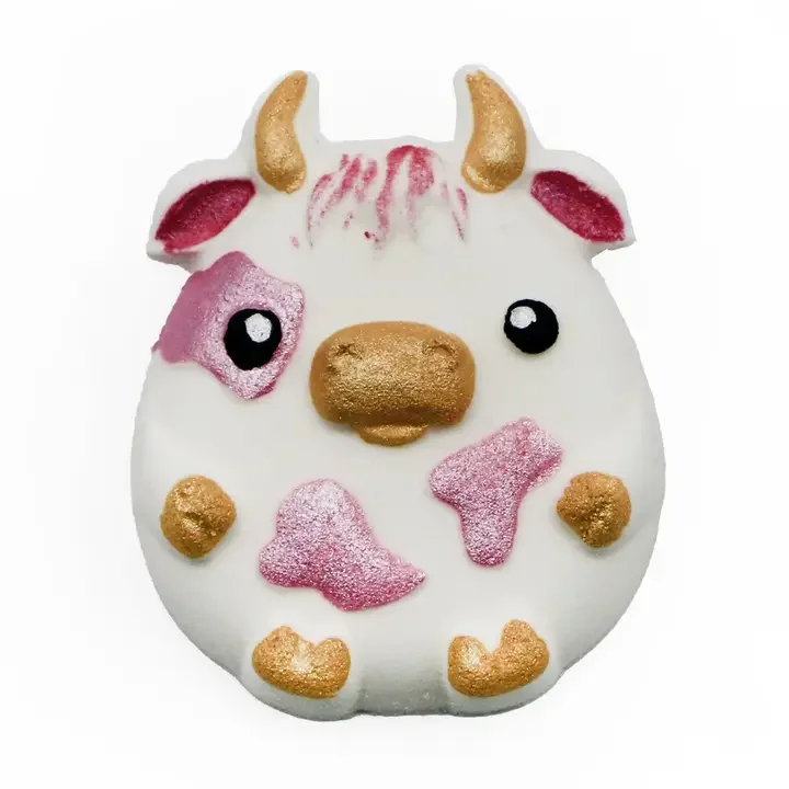 Strawberry Patch Cow Bath Bomb