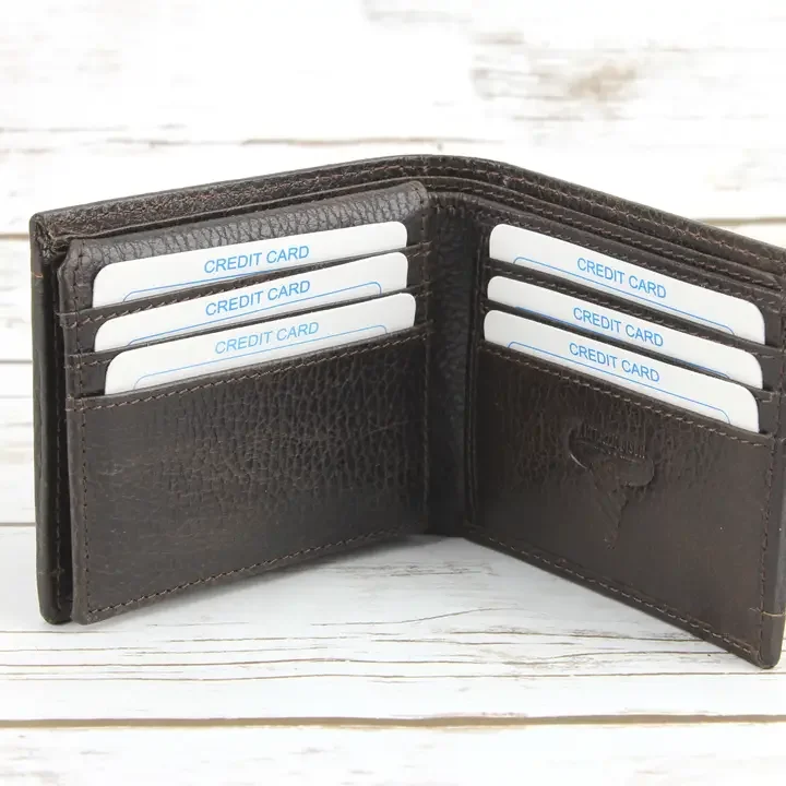 Hair On Hide Men's Wallet with Splash Finish Ab W01 Splash2.webp