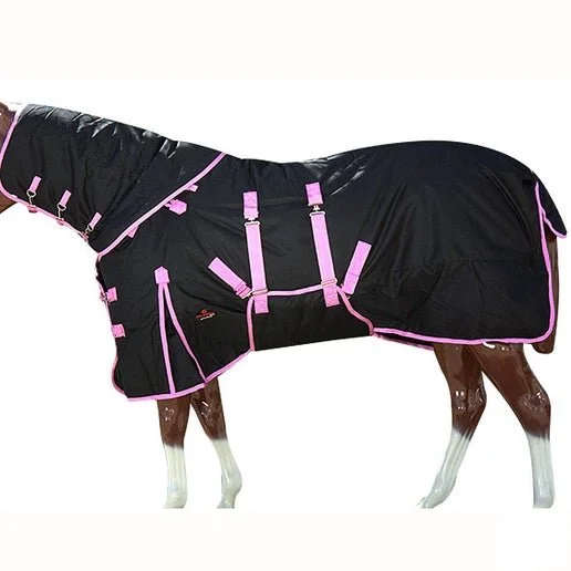 75/76 Hilason 1200D Turnout Winter Horse Neck Cover Belly Wrap: 76"