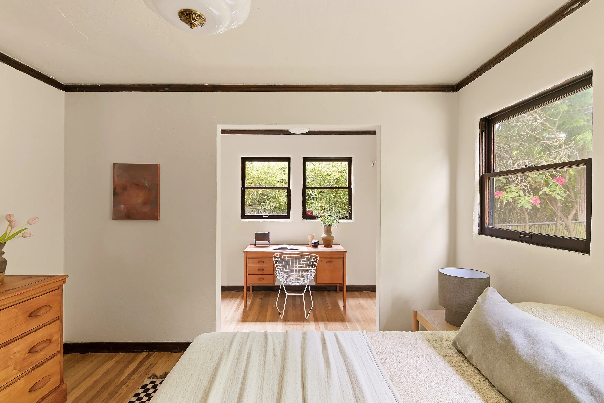 Unique home photographed for a Portland, Oregon real estate firm.  Natural light, moody.