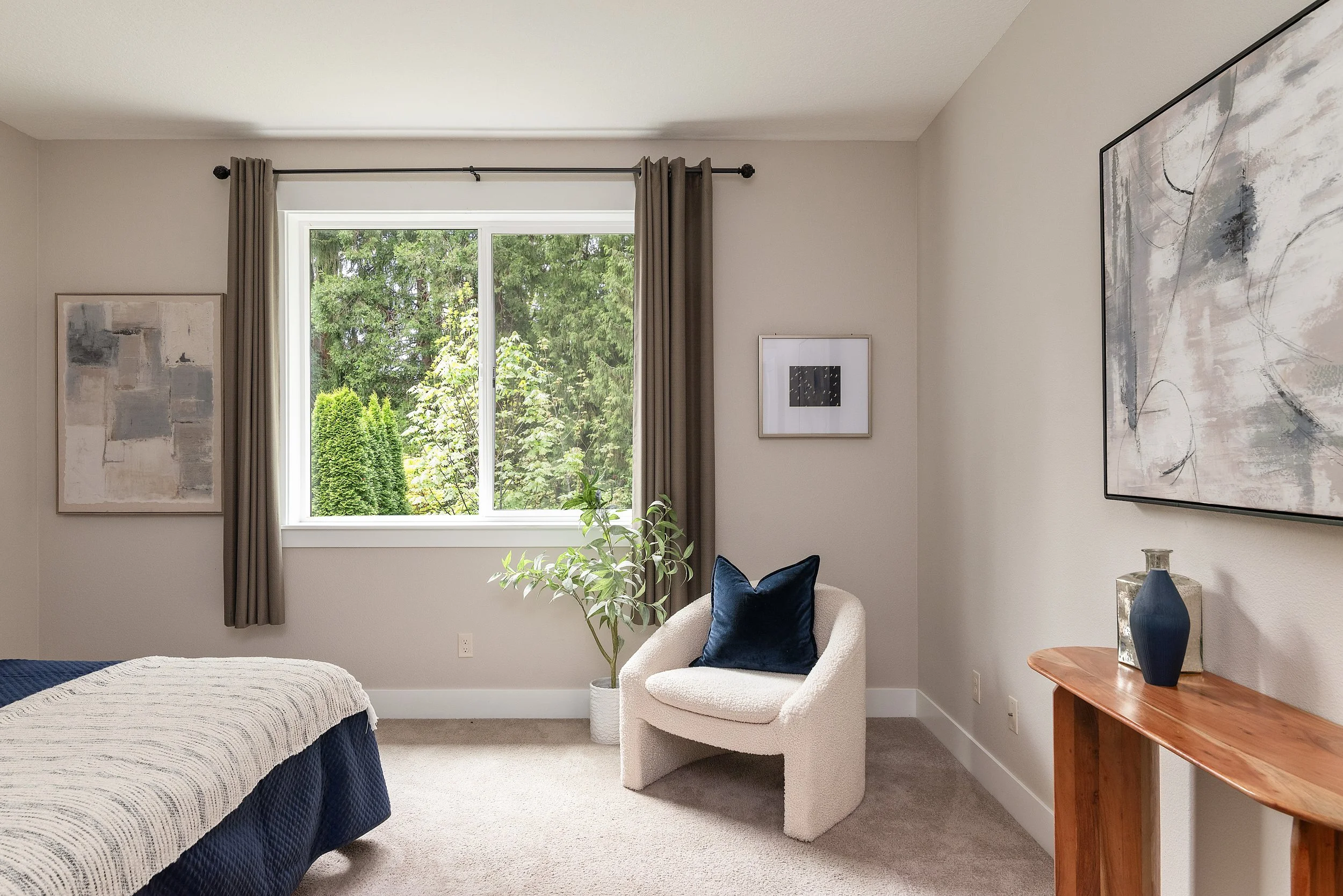 Unique home photographed for a Portland, Oregon real estate firm. Natural light, moody.


