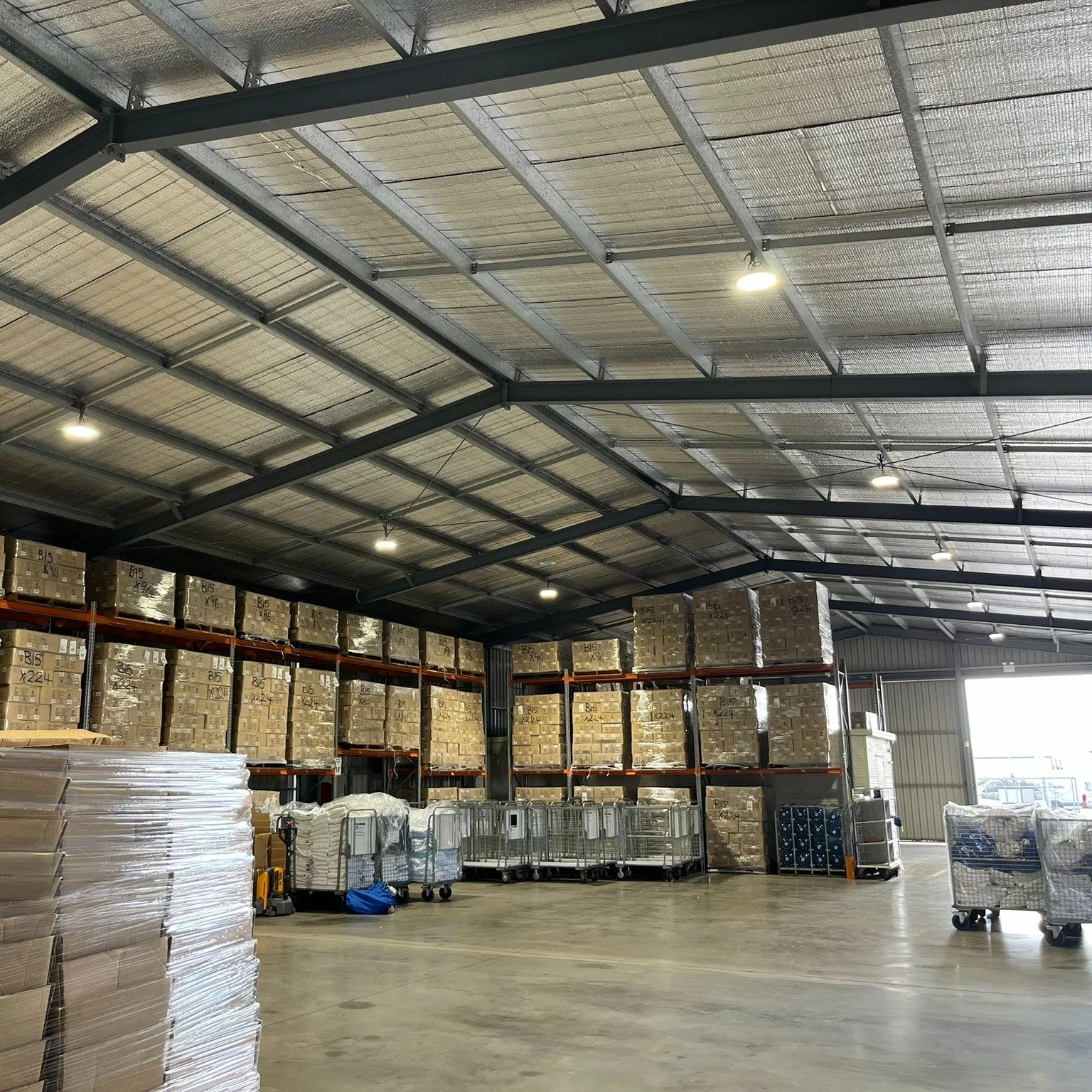 Recently completed a lighting upgrade in this warehouse&mdash;going from three lights to eleven! A massive boost in safety, productivity, and visibility.

Need some light? We&rsquo;ve got some bright ideas for you. 💡 Give us a call on 0437 241 735 t