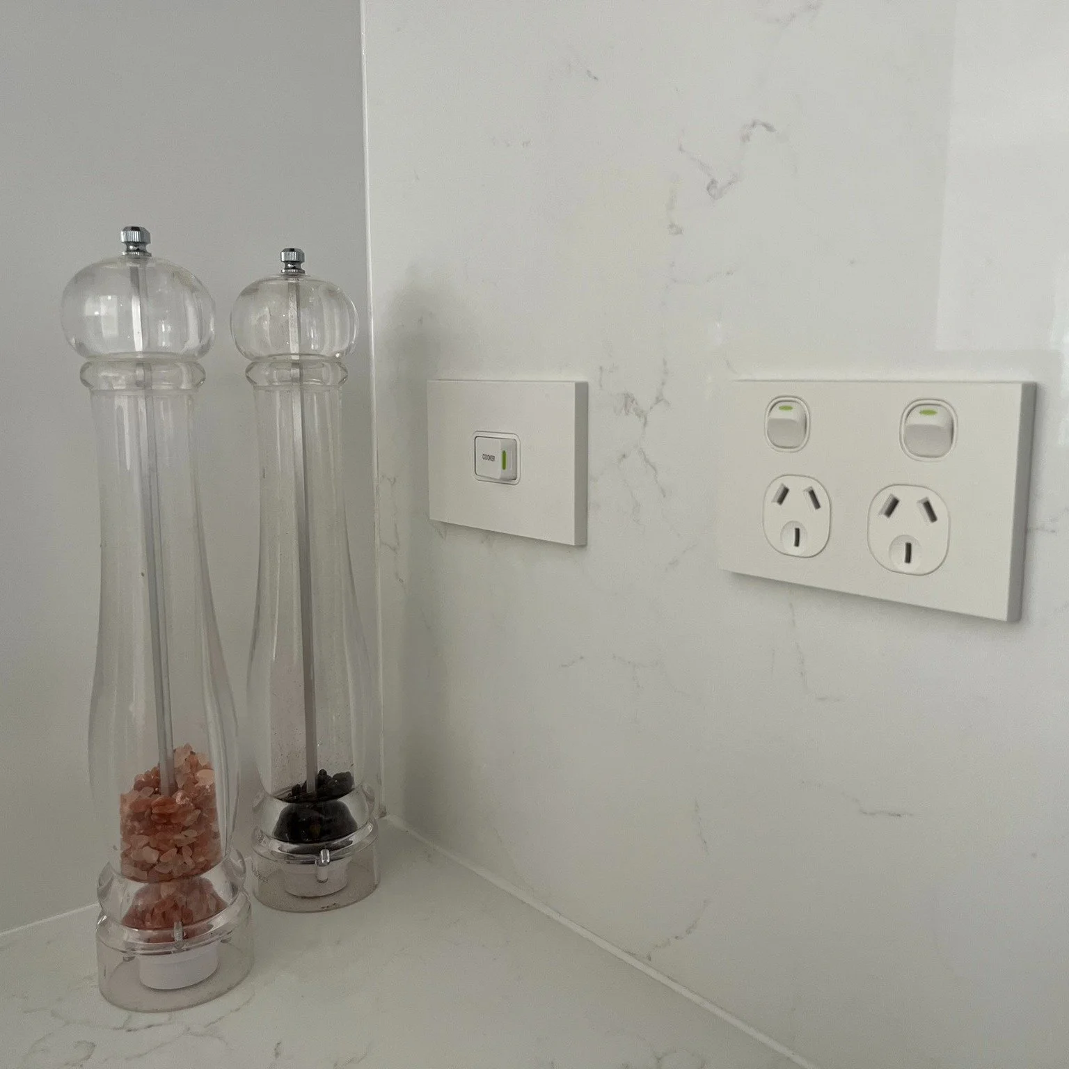 We loved fitting out this job with modern matte white square-cut switches and sockets - clean, simple, and perfectly matched to the space.

Thinking it&rsquo;s time for an upgrade? Give us a call on 0437 241 735. 

#ModernFinish #QualityWorkmanship #