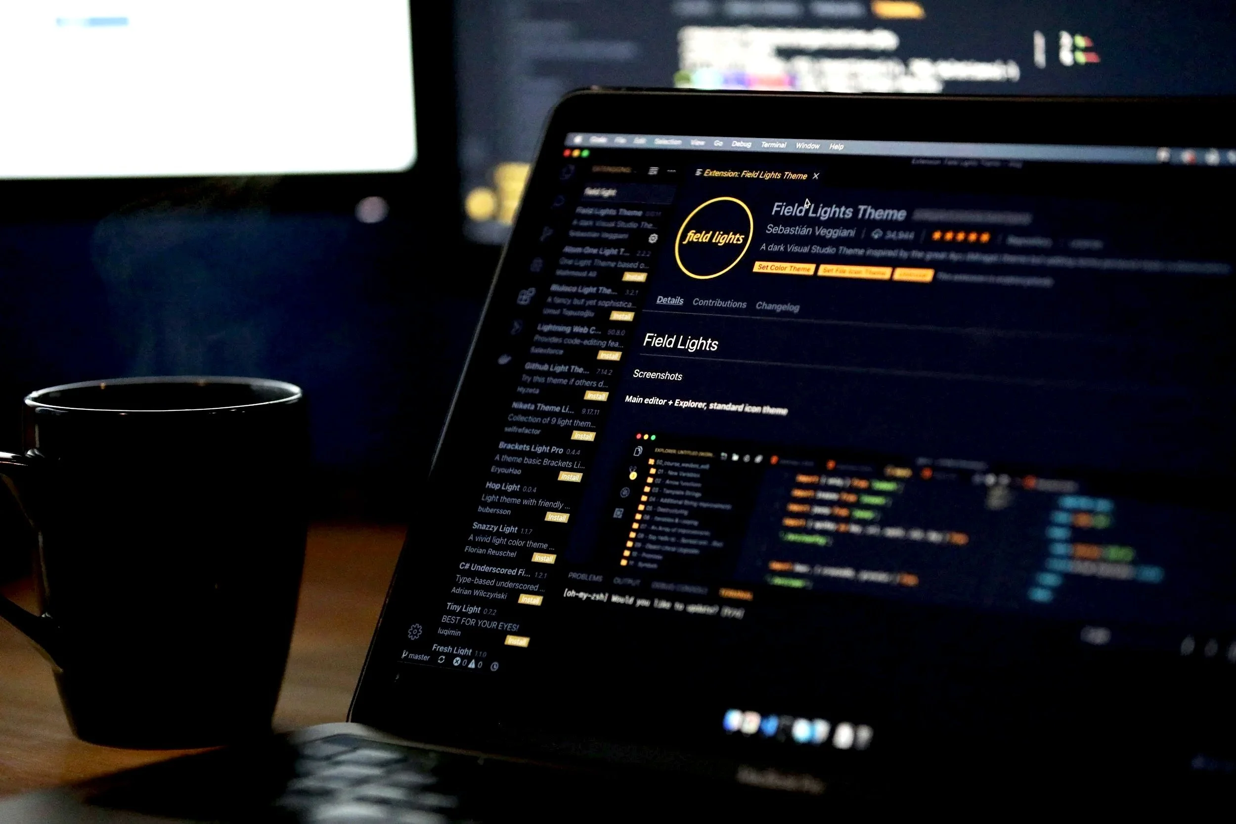 Coffee-Laptop-Background