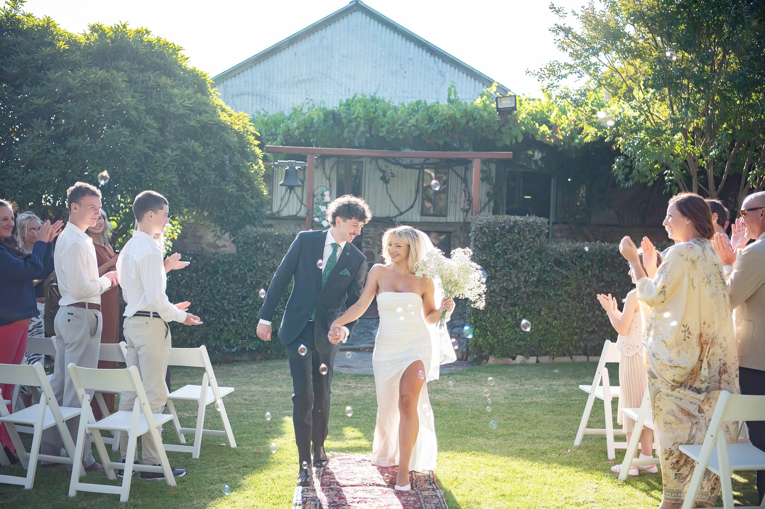 Newly wed couple