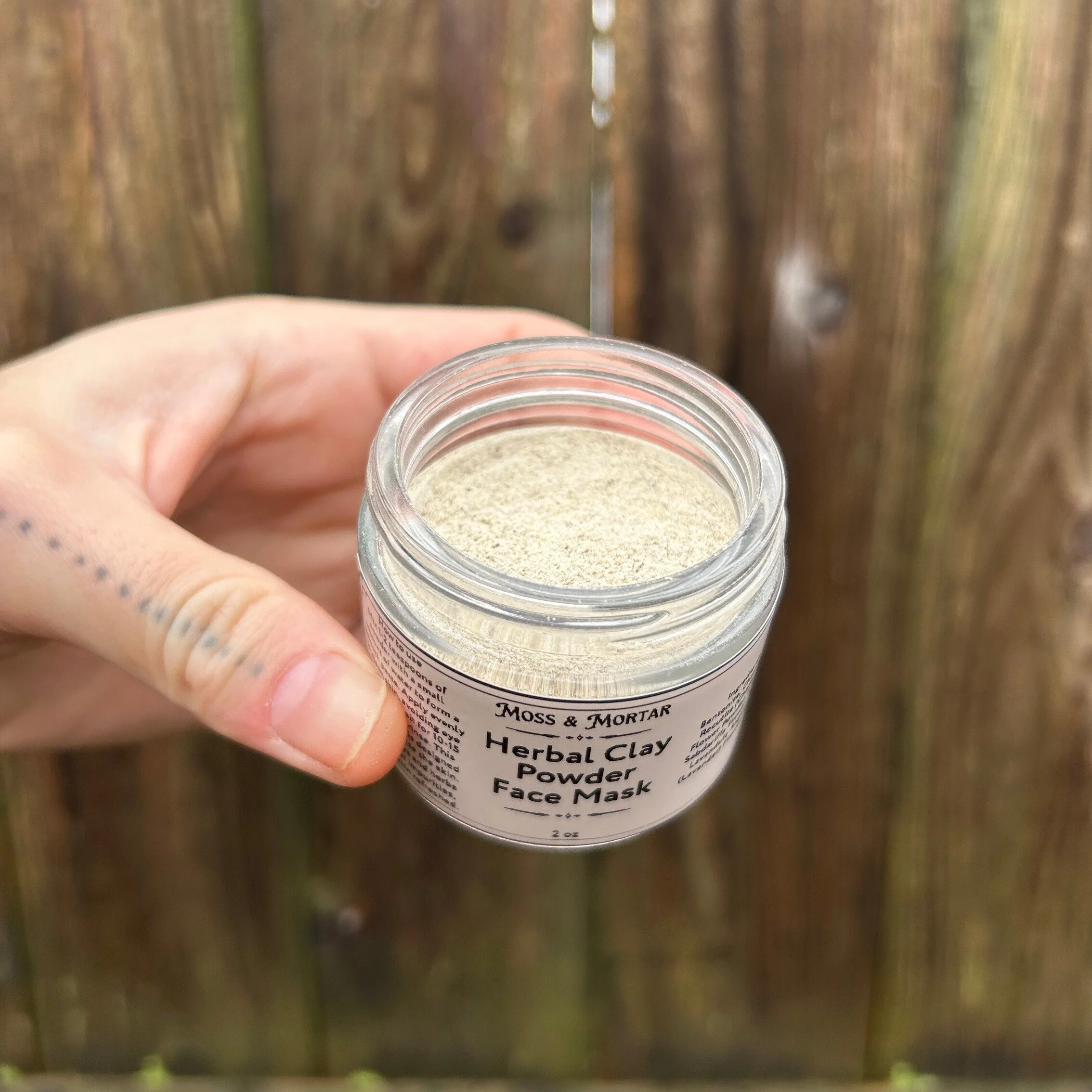 Herbal Clay Powder Face Mask