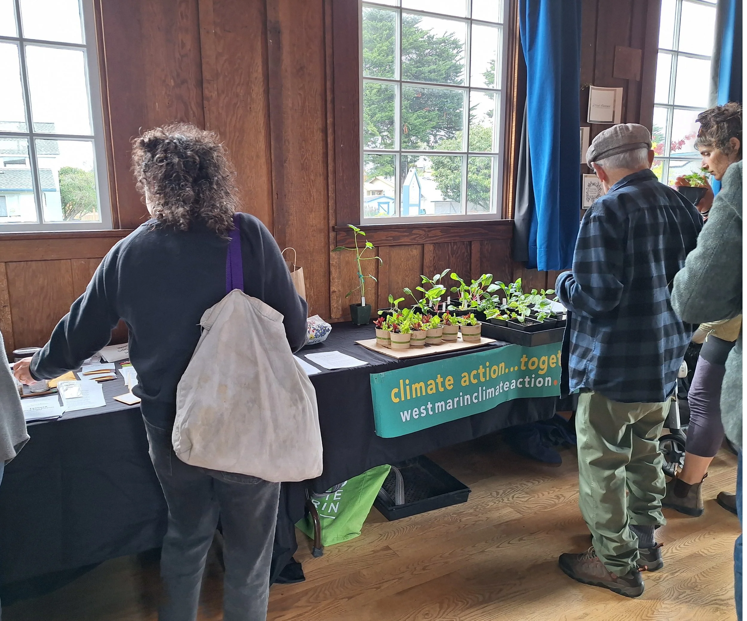 April 2026:  WMCA hosted a seed & seedling swap at KWMR's Cultivating Place event