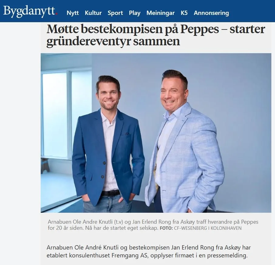 Oppslag i Bygdanytt 28. januar 2025