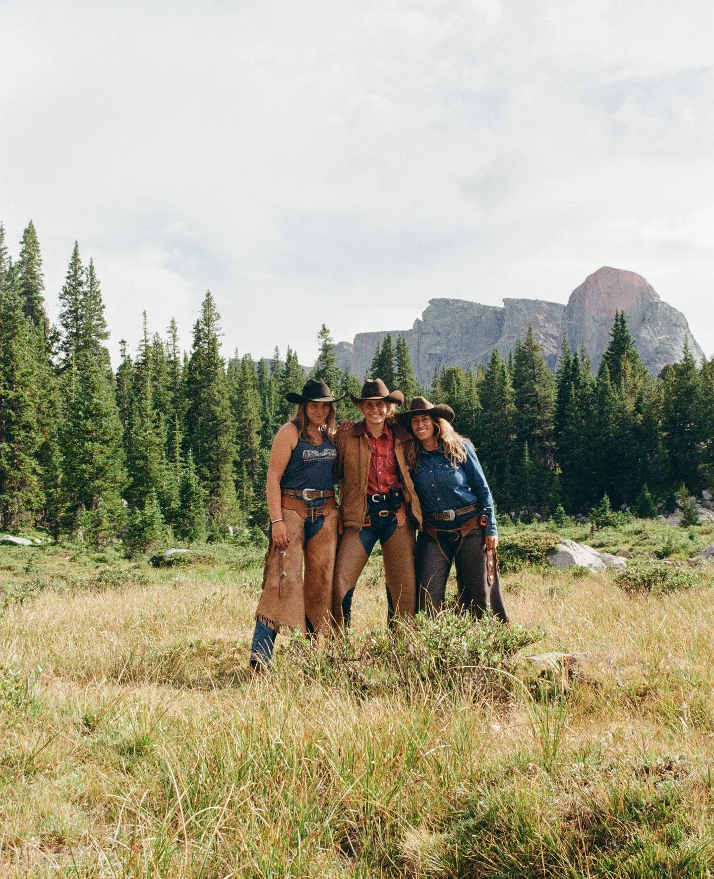 Making hard work fun &mdash; horse packing and camping with my mates somewhere in the Rockies, Wyoming.

A mix of film and iPhone