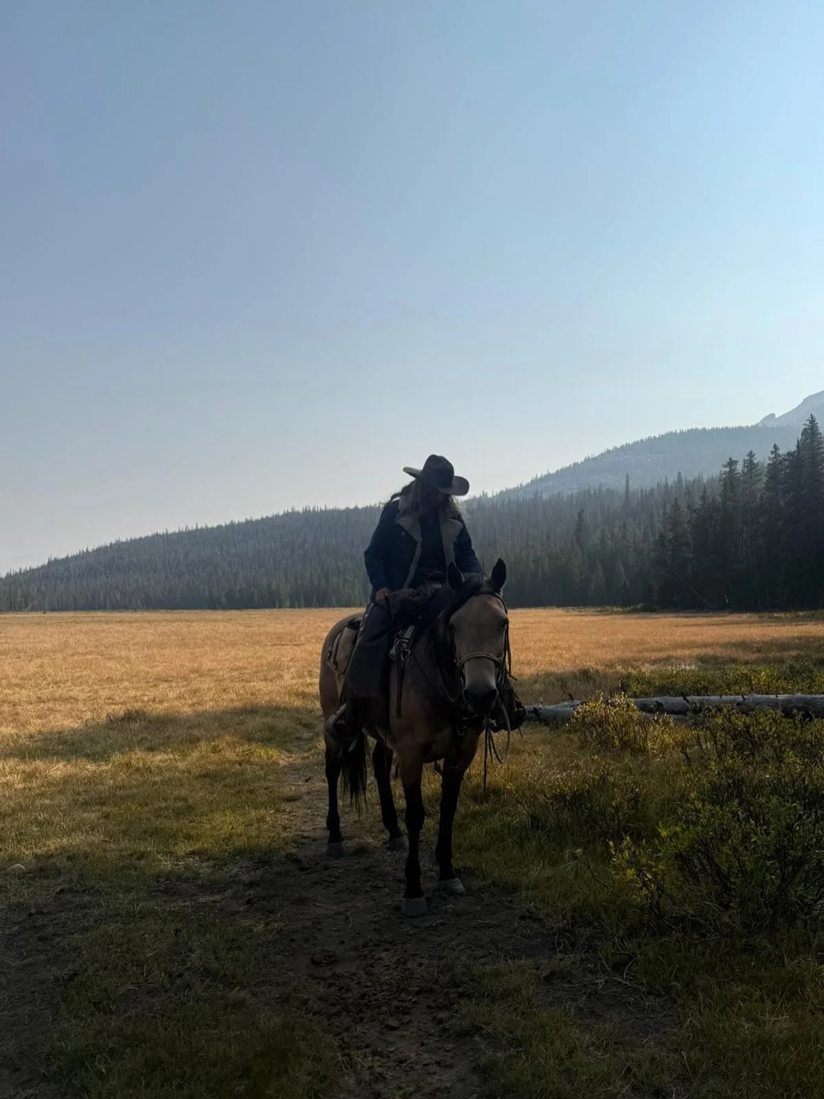 This past August I got to combine a whole lot of my favourite things and lead my own photography horse-packing trip in the Wyoming wilderness. 8 guests, 4 wranglers and a bunch of great horses. We camped for 4 nights in the backcountry, went riding t