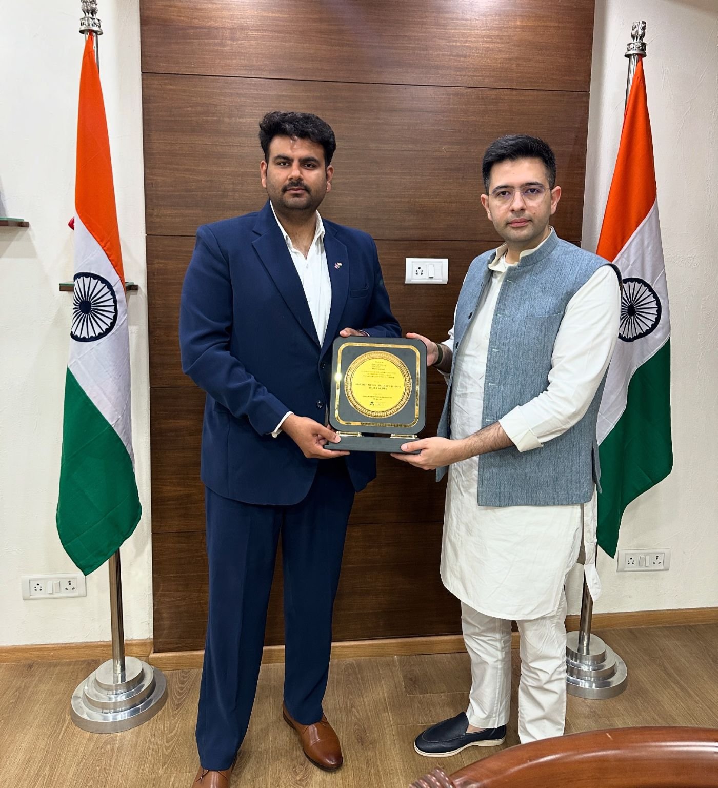 Our Director, Mr. Manaye, met Hon. MP Raghav Chadha to discuss the UK-India corridor and explore UK university investment opportunities in India, gaining valuable insights.