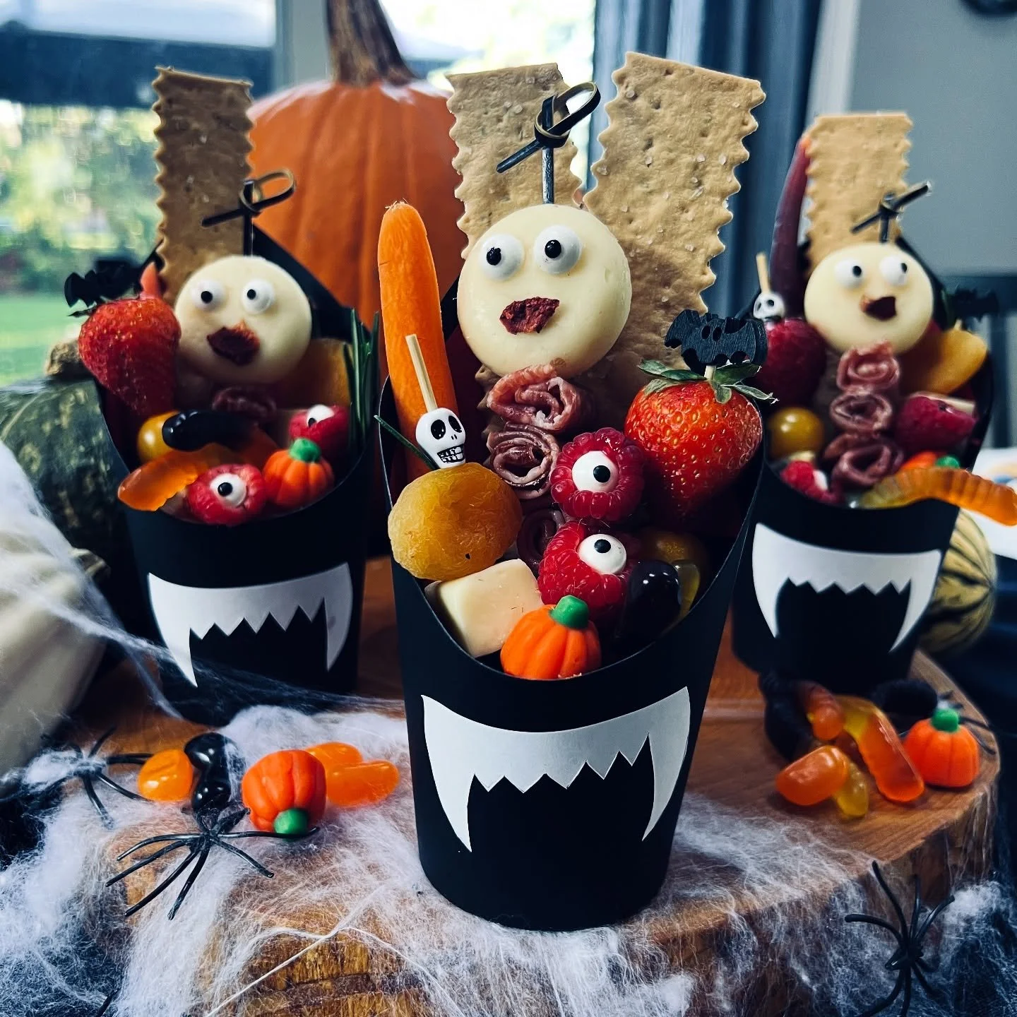🕷️ Sweet, savoury, and a little spooky. 🎃 Meet our Halloween Char-spookerie Cups &mdash; available only from October 13-31. 

👻 $13 each. Minimum 5 cups per order. For custom quantities over 5, please contact us! 

#briarhillgourmet #halloweenchar