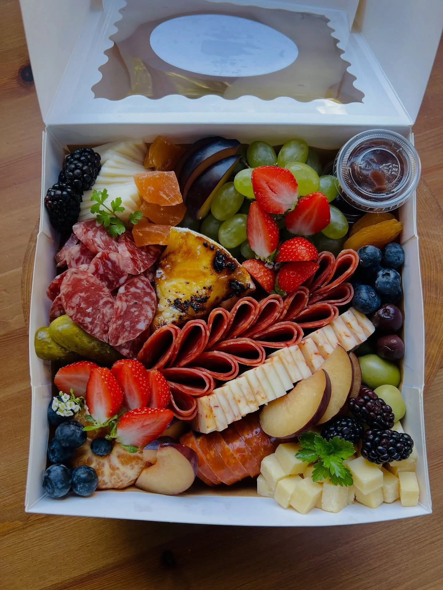 Feeling blue about the Jays? Here&rsquo;s some charcuterie to brighten your day. 💙

#briarhillgourmet #charcuteriebox #grazebox #simcoecountyshoplocal #innisfilontario #barrieontario #shoplocal #chefsoninstagram #gourmetfood