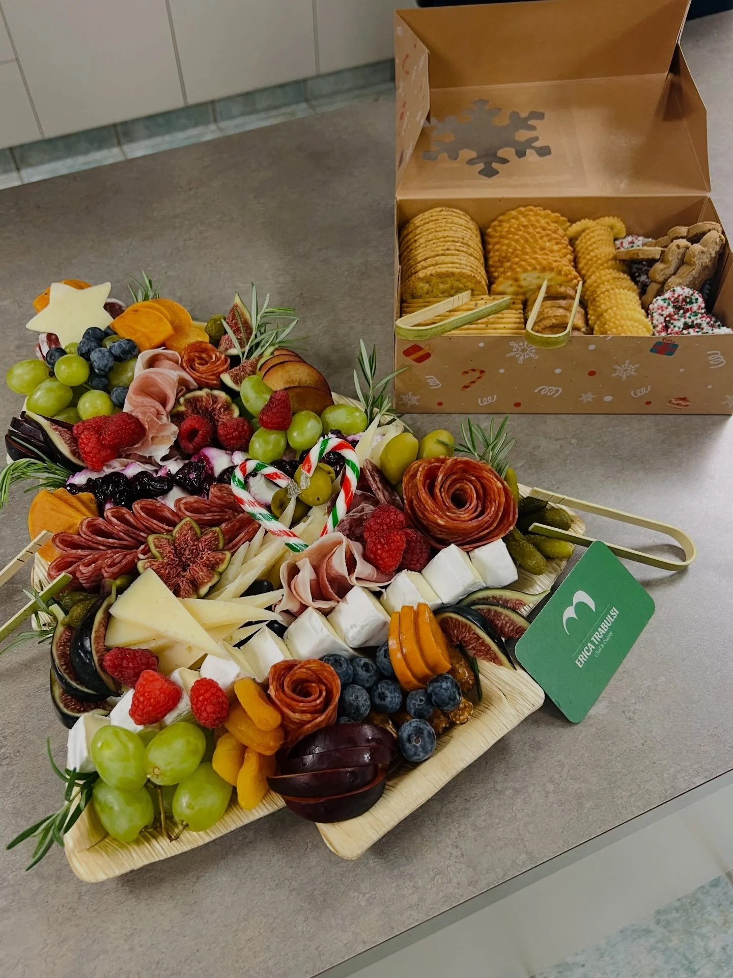 🎄It was our privilege to share this Christmas Tree Charcuterie Board with the team at Innisfil Fire Station 3 for their volunteer training night. We&rsquo;re grateful to have them as our next-door neighbours, and so proud of the hard work they do in