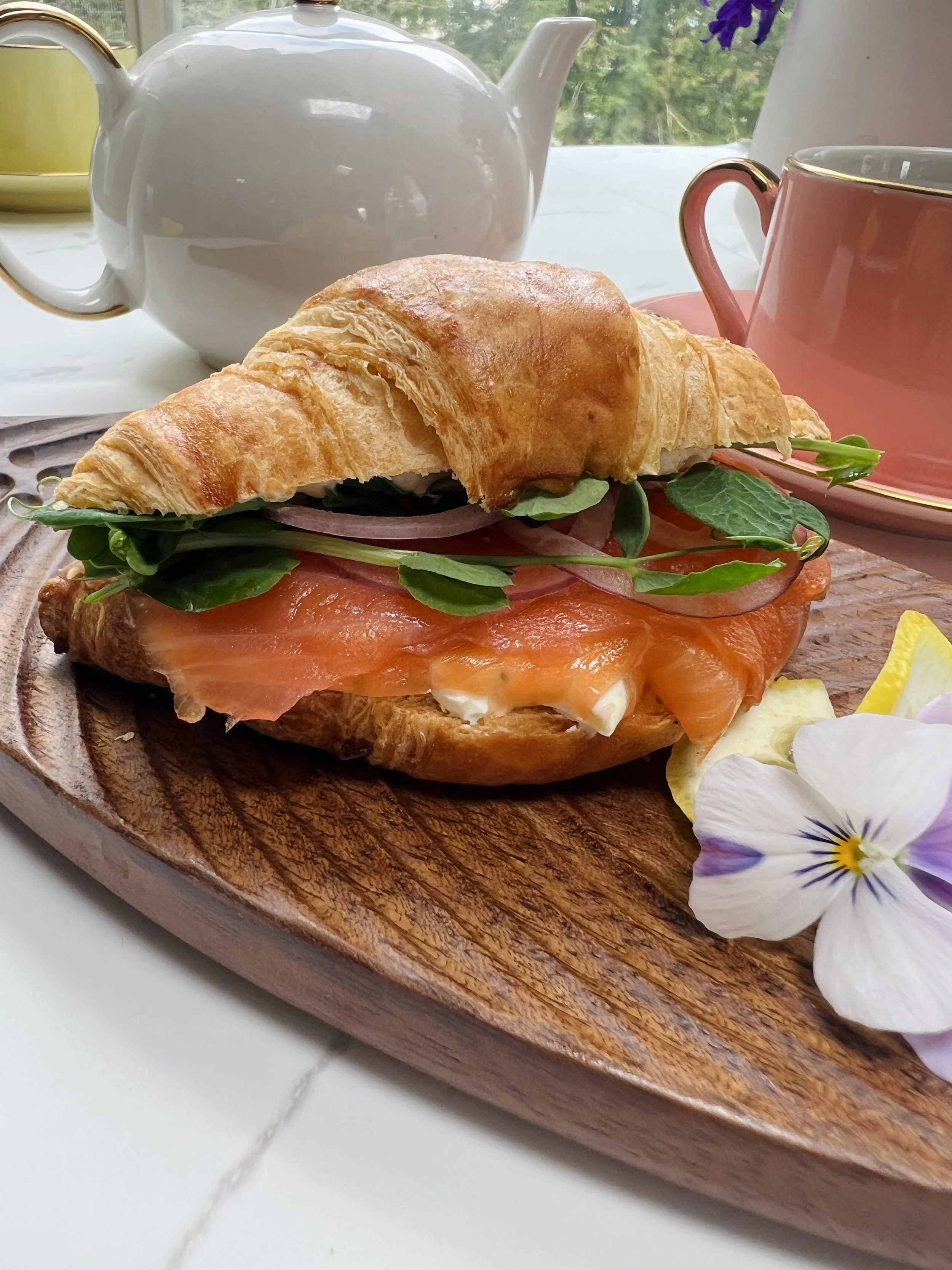 Smoked Salmon Petit Croissants (10 pc.)