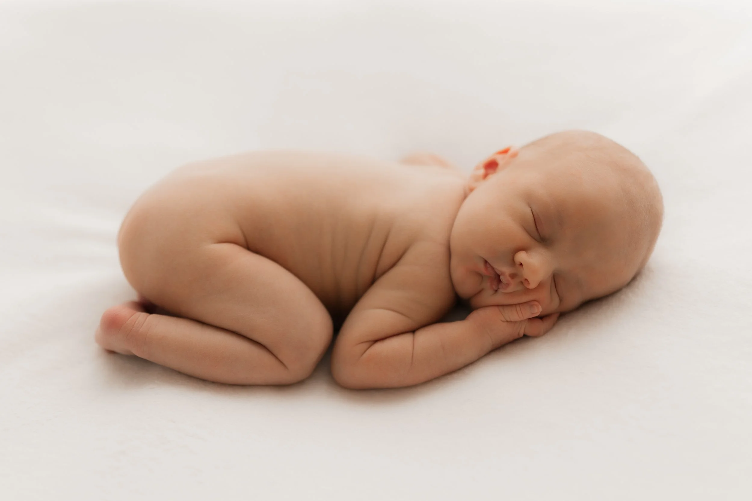 Nyfødtfotografering i studio i Sandnes